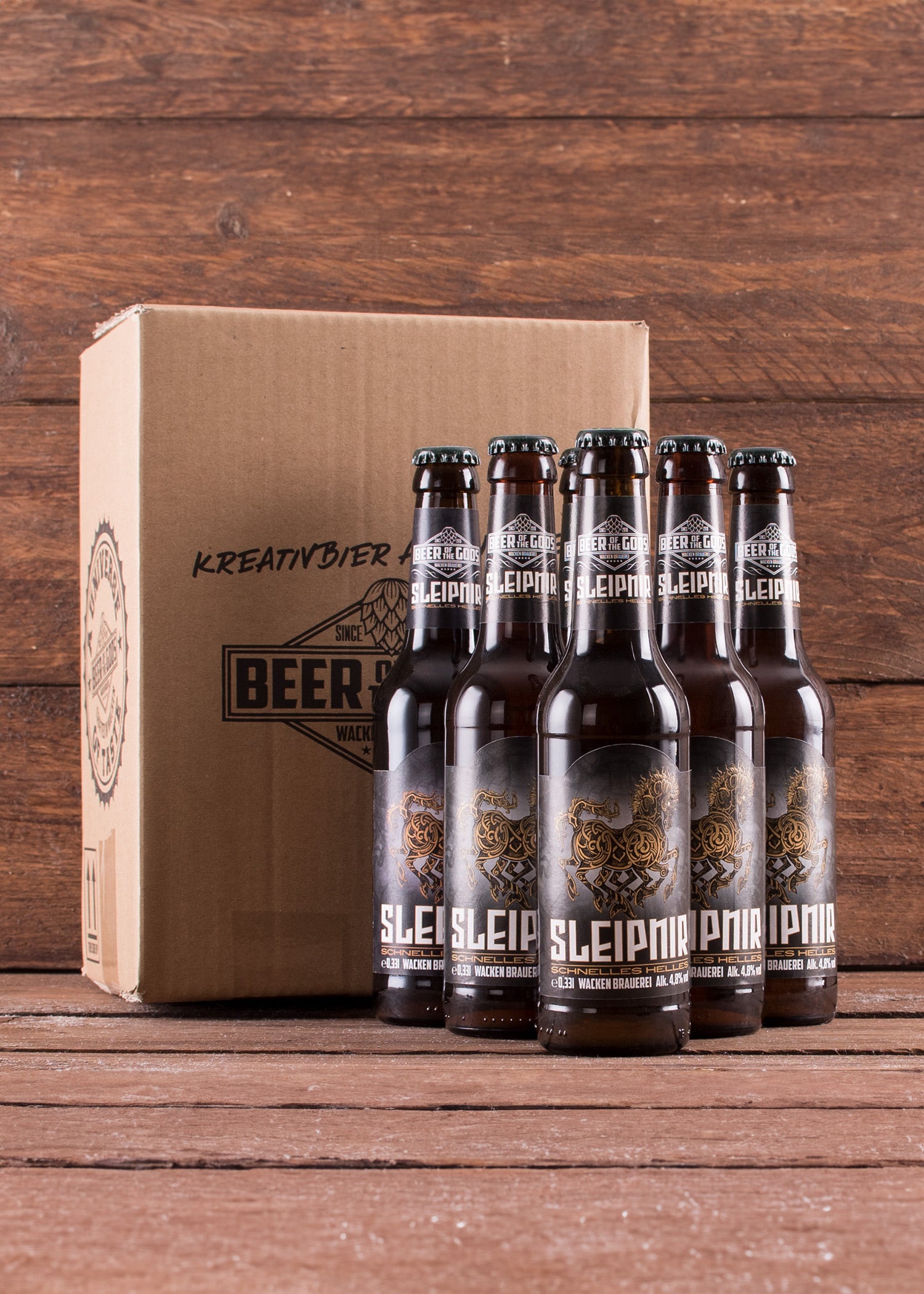 Imagen única de: Sleipnir - Fast Helles, Botella De 0,33L - Cervecería Wacken