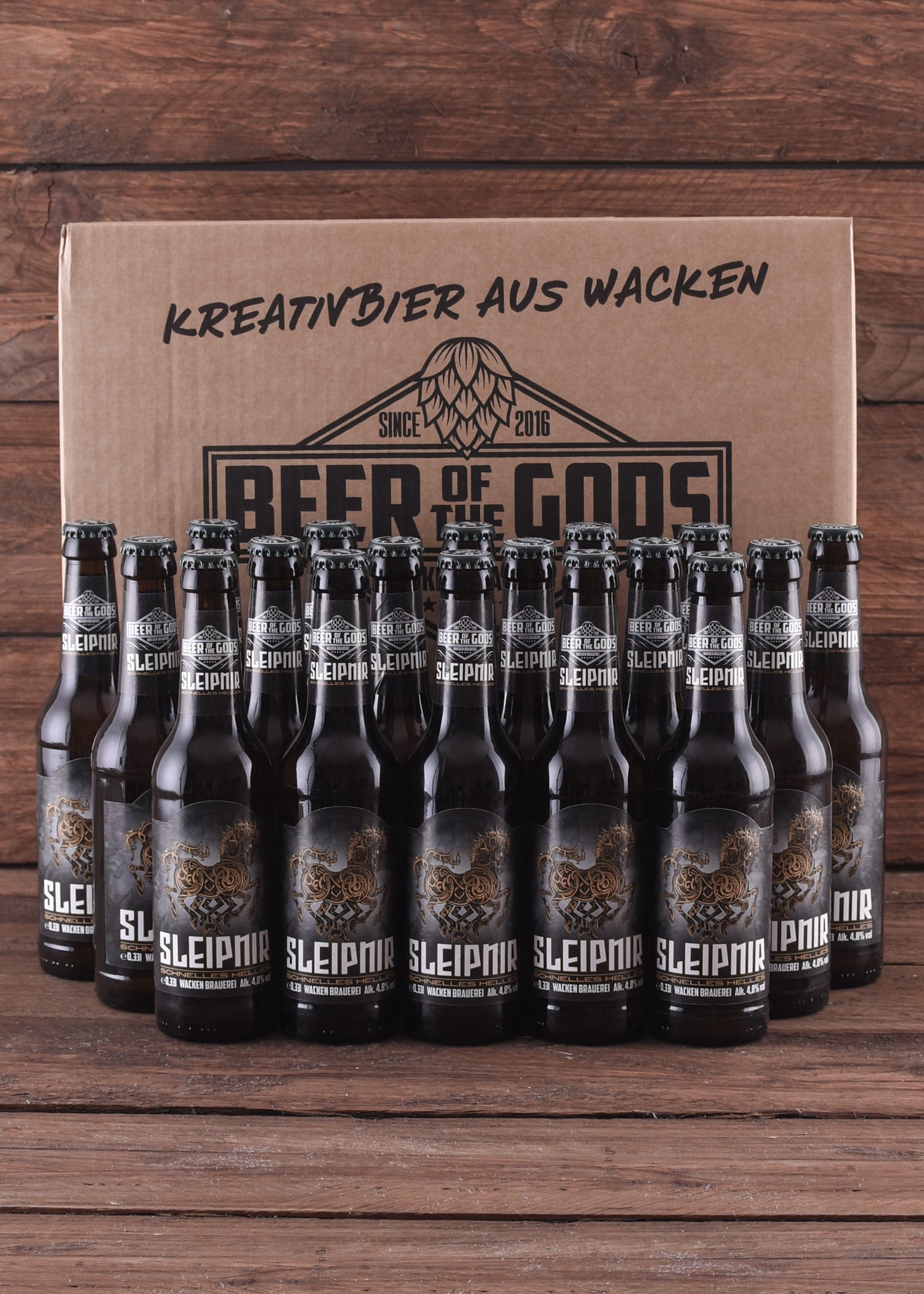 Imagen única de: Sleipnir - Fast Helles, Botella De 0,33L - Cervecería Wacken