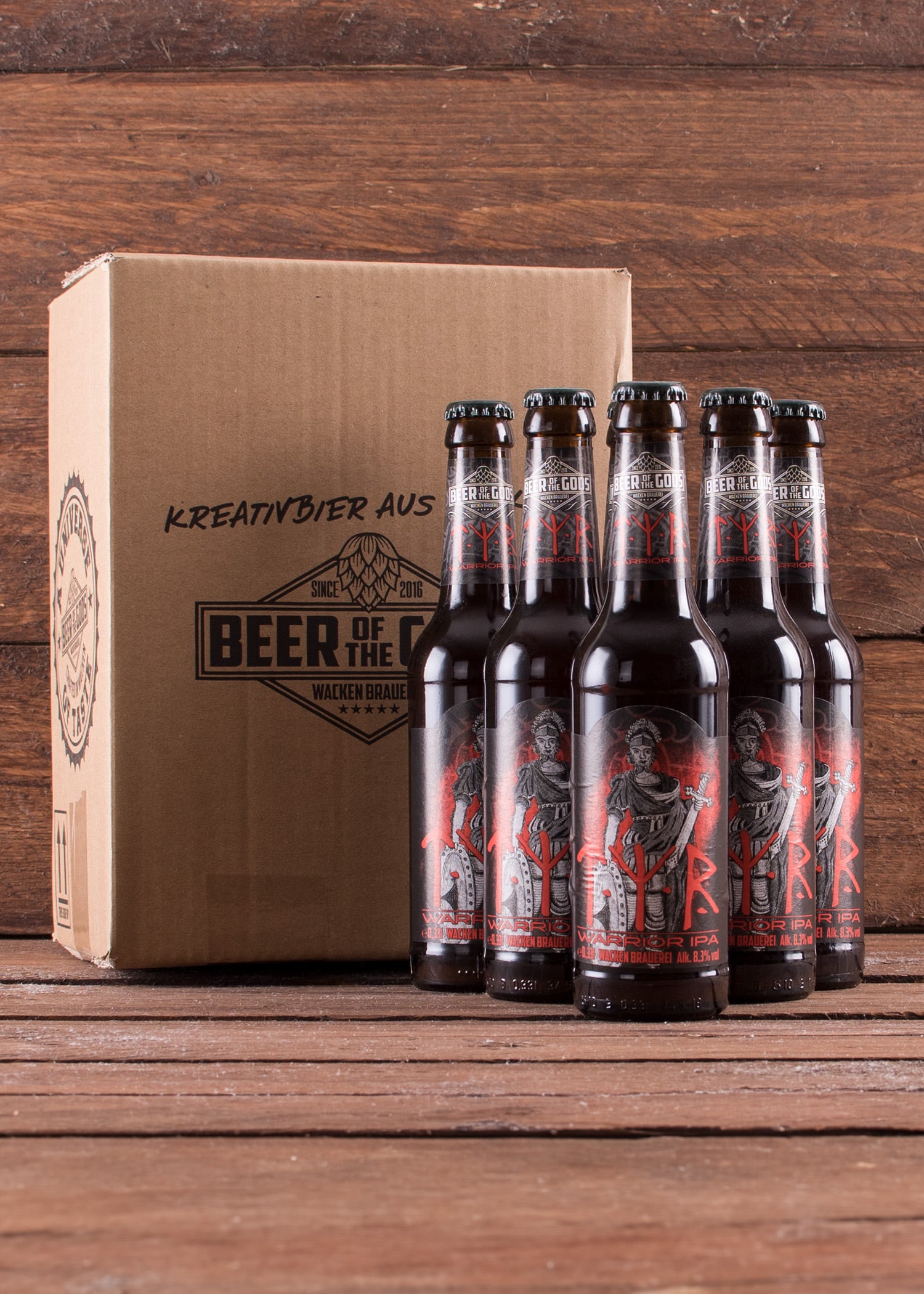 Imagen única de: Tyr - Warrior Ipa, Botella De 0,33 L - Cervecería Wacken