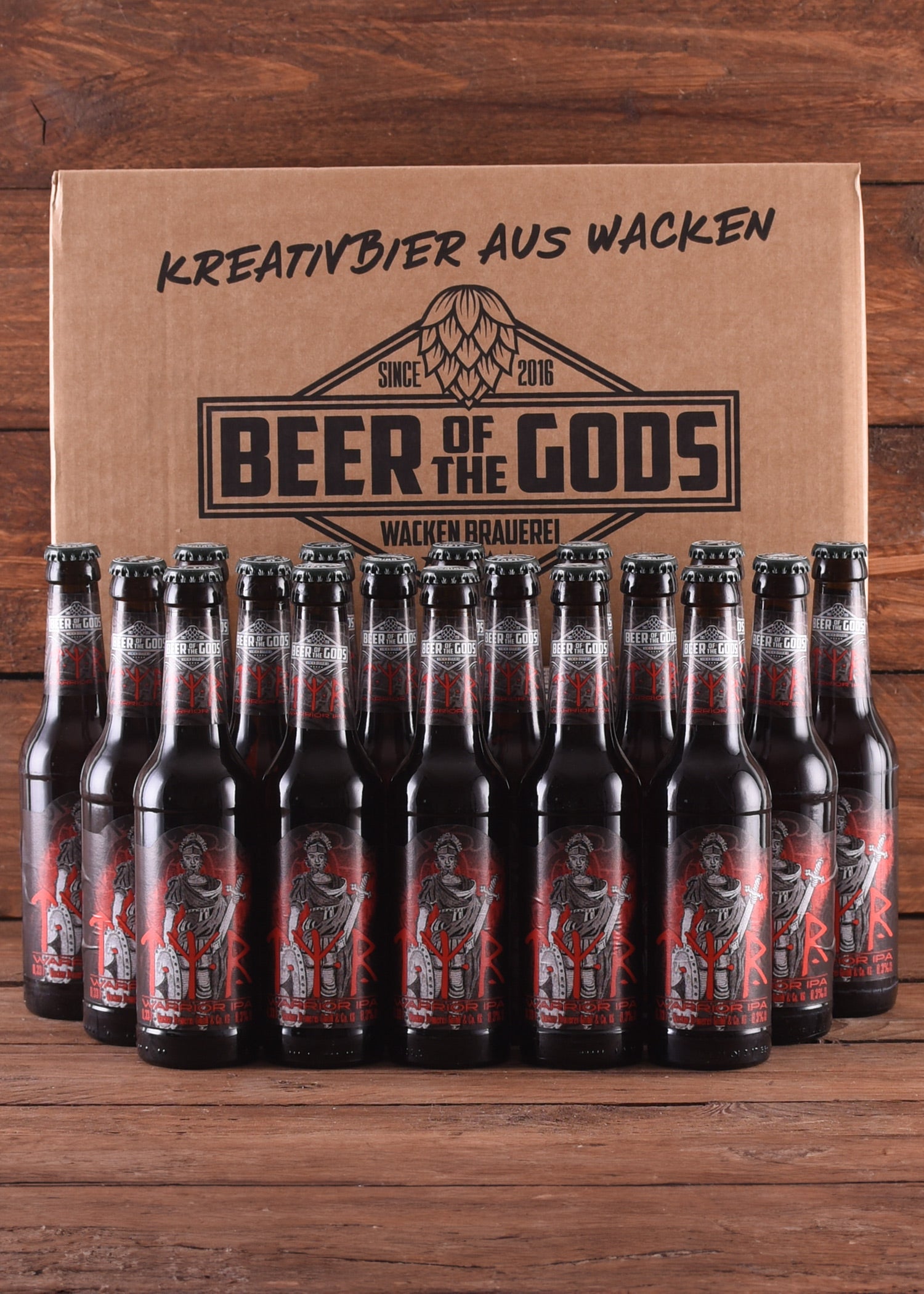 Imagen única de: Tyr - Warrior Ipa, Botella De 0,33 L - Cervecería Wacken