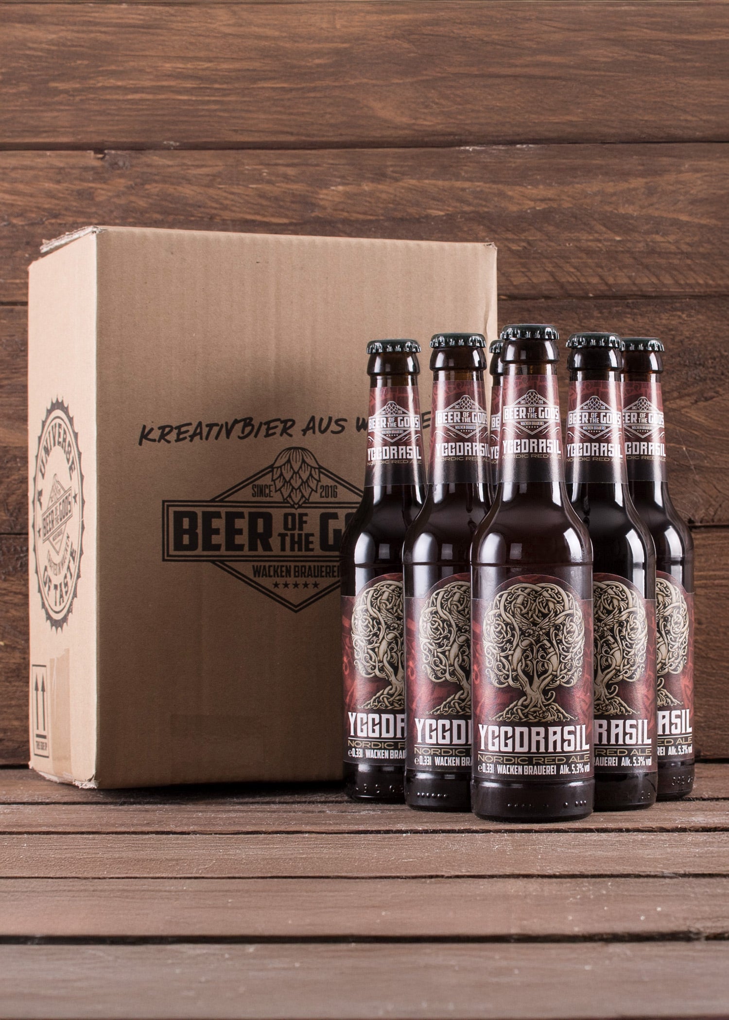 Imagen única de: Yggdrasil - Nordic Red Ale, Botella De 0,33L - Cervecería Wacken