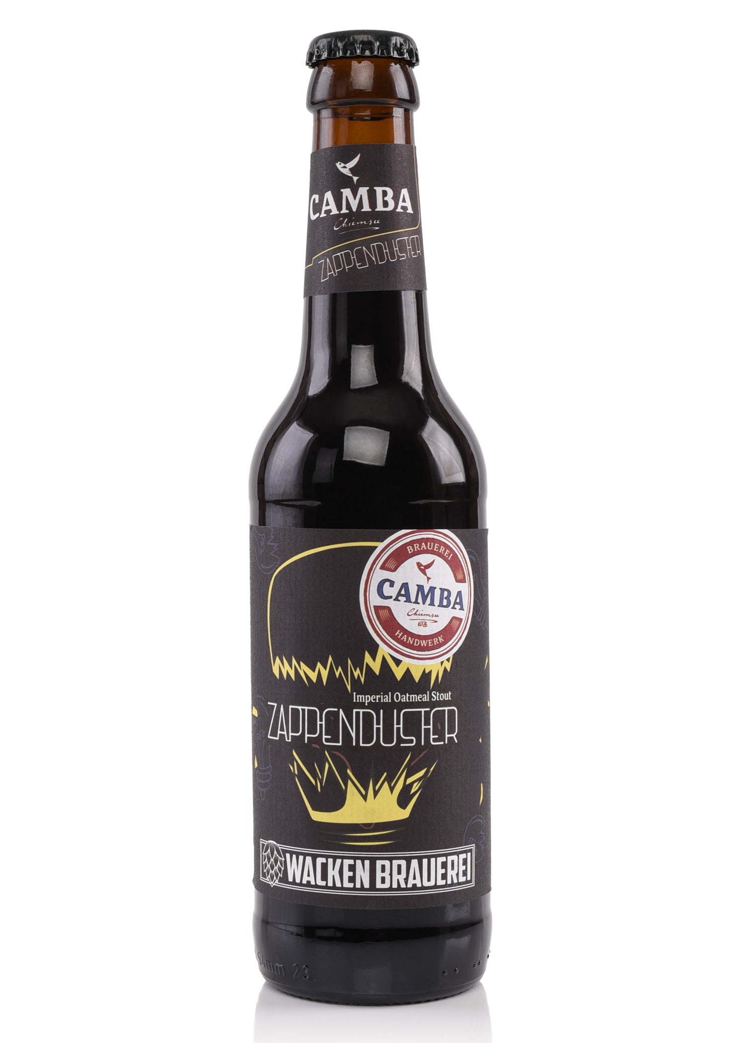 Imagen única de: Zappenduster - Avena Stout, Botella De 0,33 L - Camba-wacken-collab