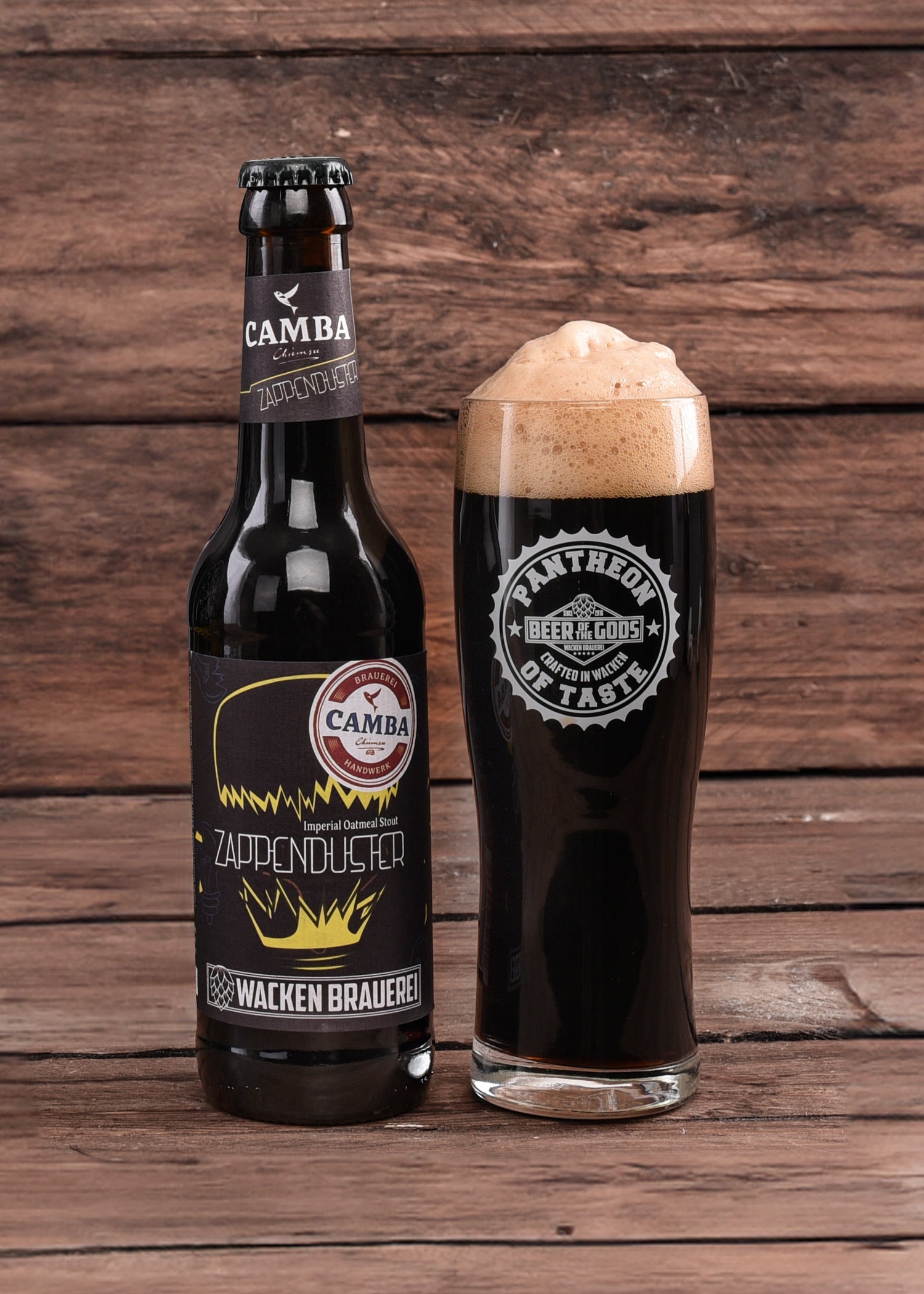 Imagen única de: Zappenduster - Avena Stout, Botella De 0,33 L - Camba-wacken-collab