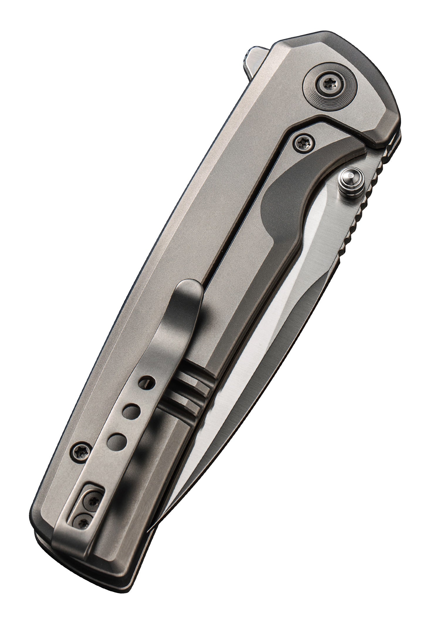 Imagen única de: We Knife Subjugator Satin Titanium, Navaja De Bolsillo