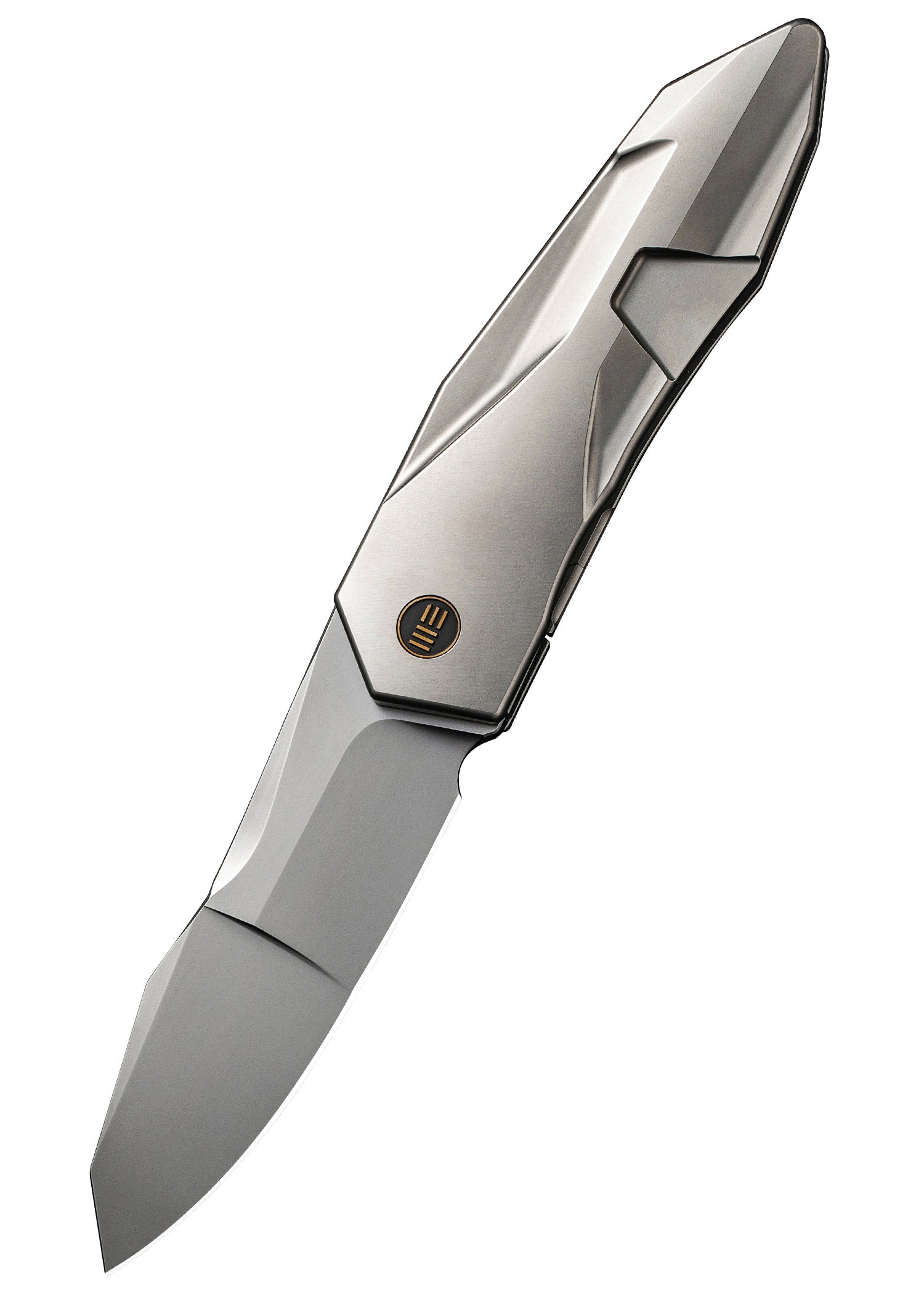 Imagen única de: We Knife Solid Bead Blasted Titanium Grey, Navaja De Bolsillo