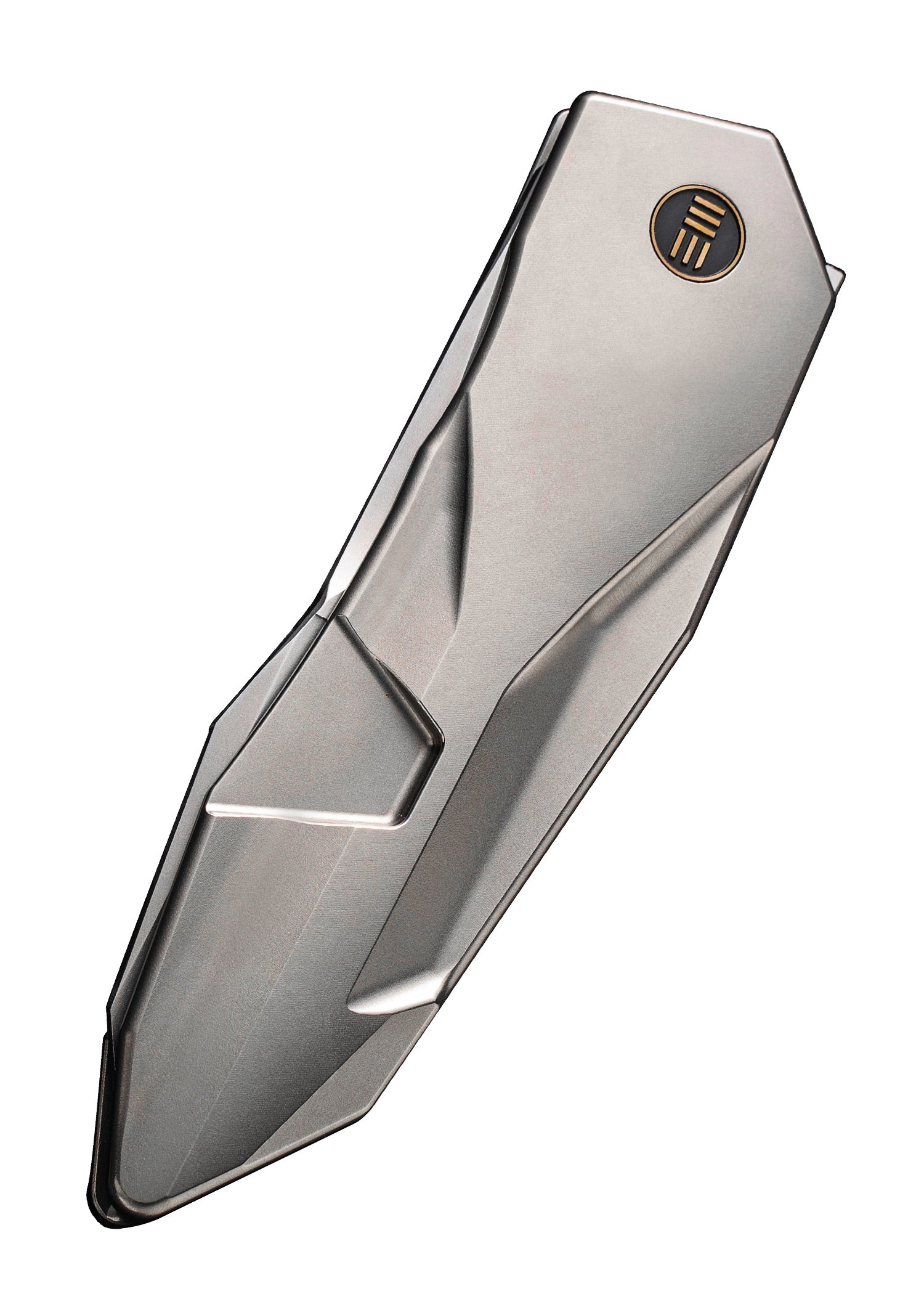 Imagen única de: We Knife Solid Bead Blasted Titanium Grey, Navaja De Bolsillo