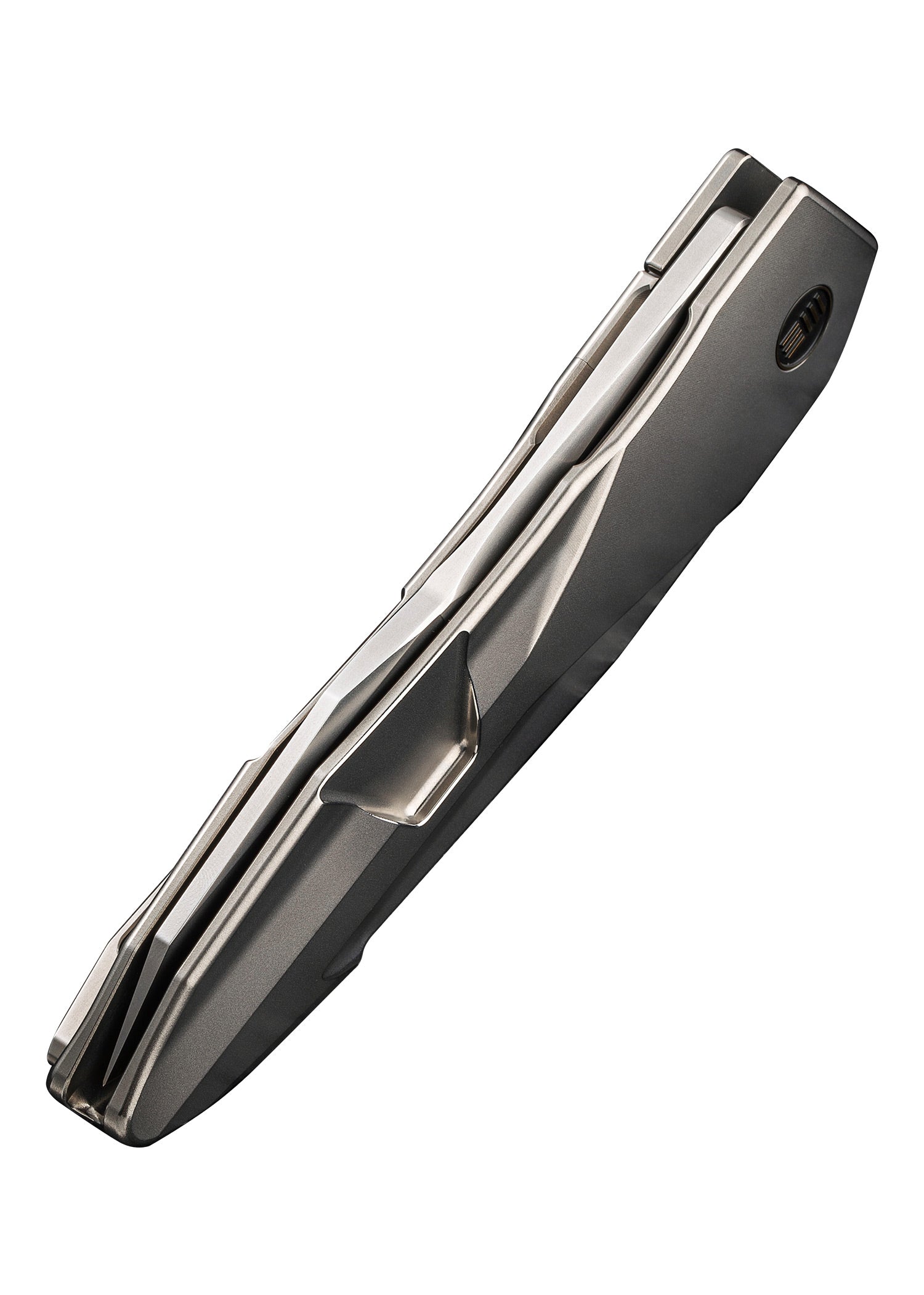 Imagen única de: We Knife Solid Bead Blasted Titanium Grey, Navaja De Bolsillo