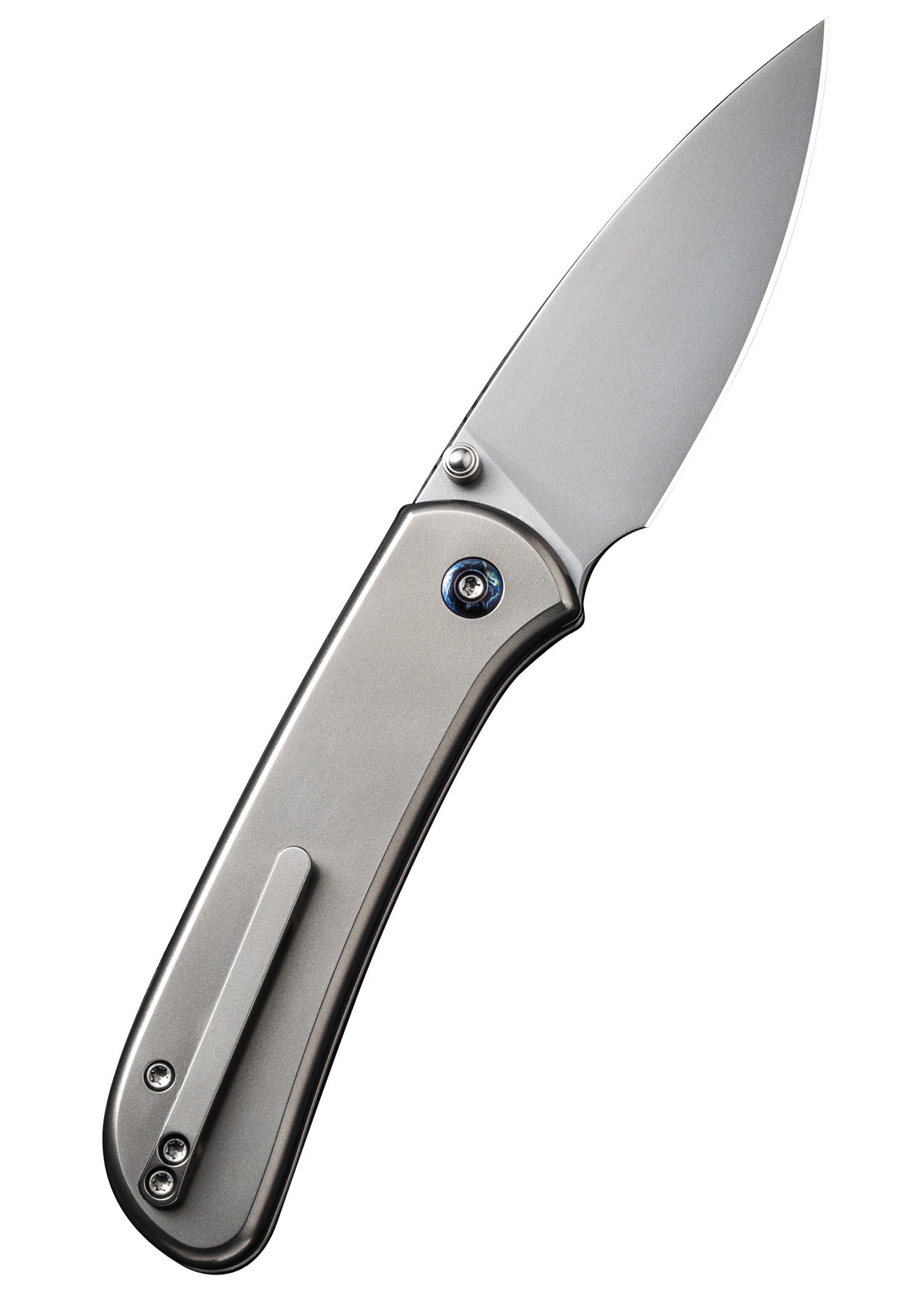 Imagen única de: We Knife Qubit Titanium Satin, Navaja De Bolsillo