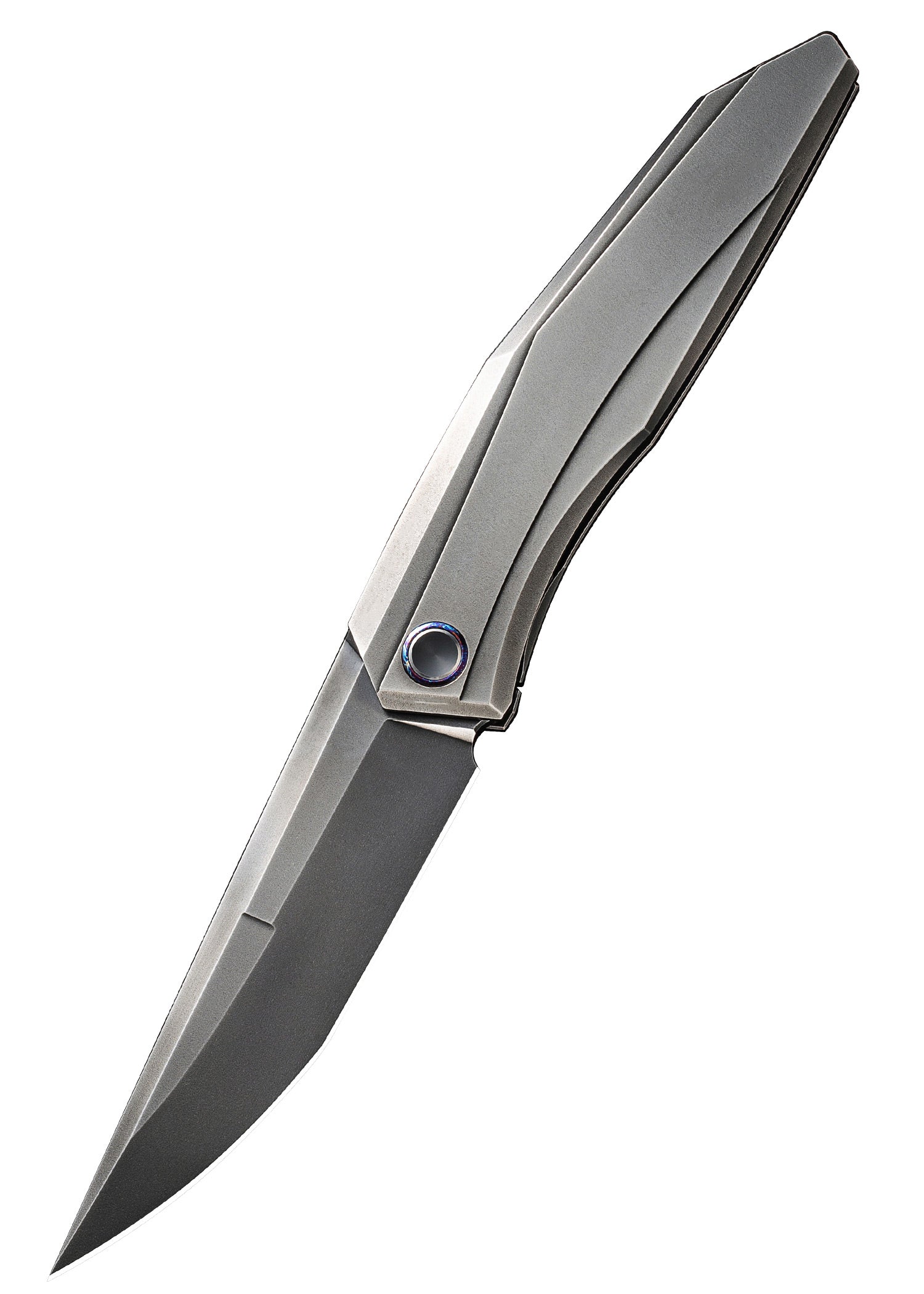 Imagen única de: We Knife Cybernetic Titan Gris Pulido, Navaja De Bolsillo