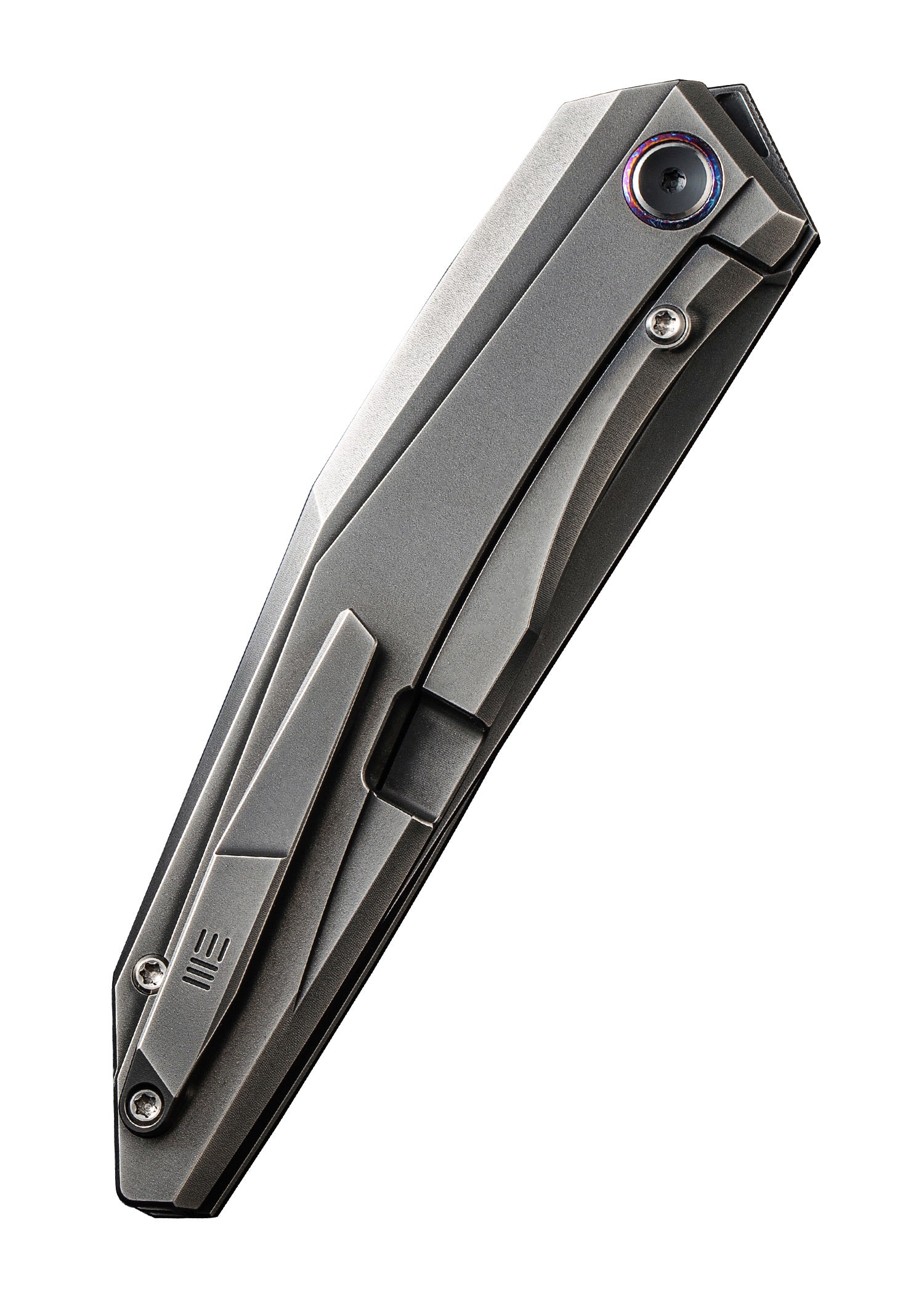 Imagen única de: We Knife Cybernetic Titan Gris Pulido, Navaja De Bolsillo