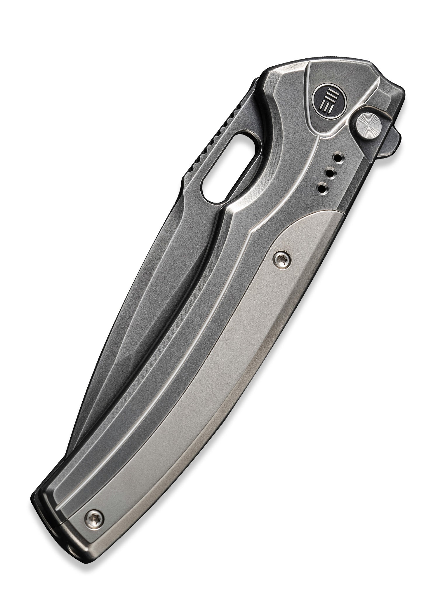 Imagen única de: We Knife Exciton Ltd Titanio Gris Pulido, Navaja De Bolsillo