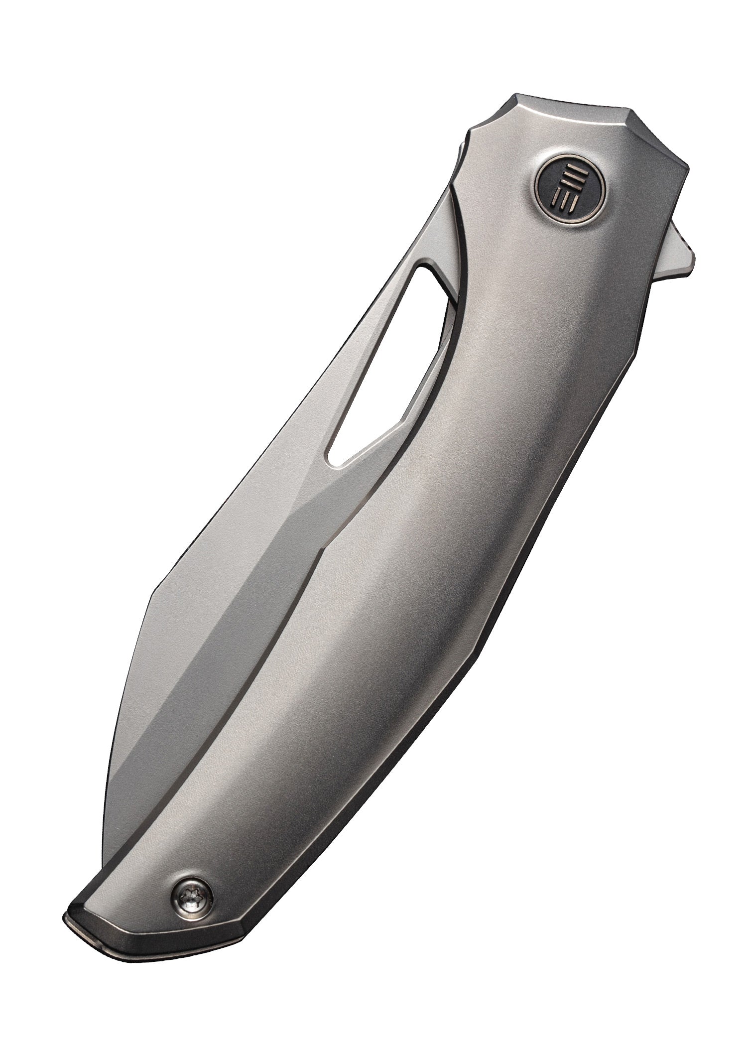 Imagen única de: We Knife Ignio Titan Silver Bead Blasted, Navaja De Bolsillo