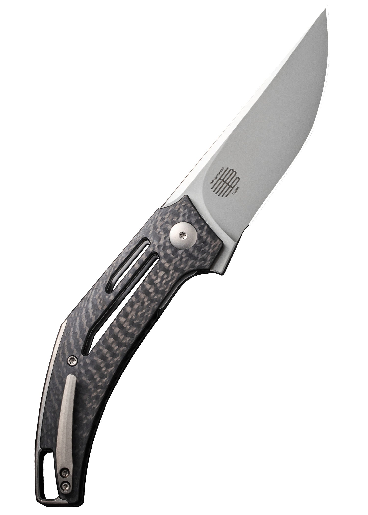 Imagen única de: We Knife Speedliner Twill Carbon Fiber, Navaja De Bolsillo