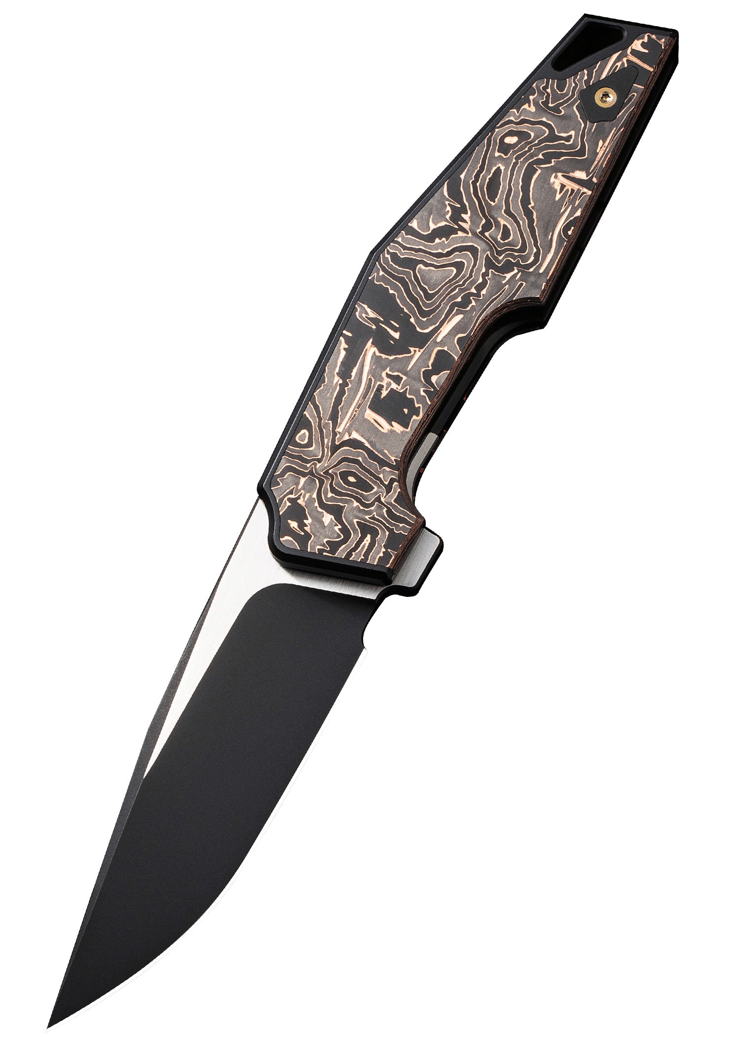 Imagen única de: We Knife Oao (One And Only) Foil De Cobre De Titanio Negro, Navaja De Bolsillo