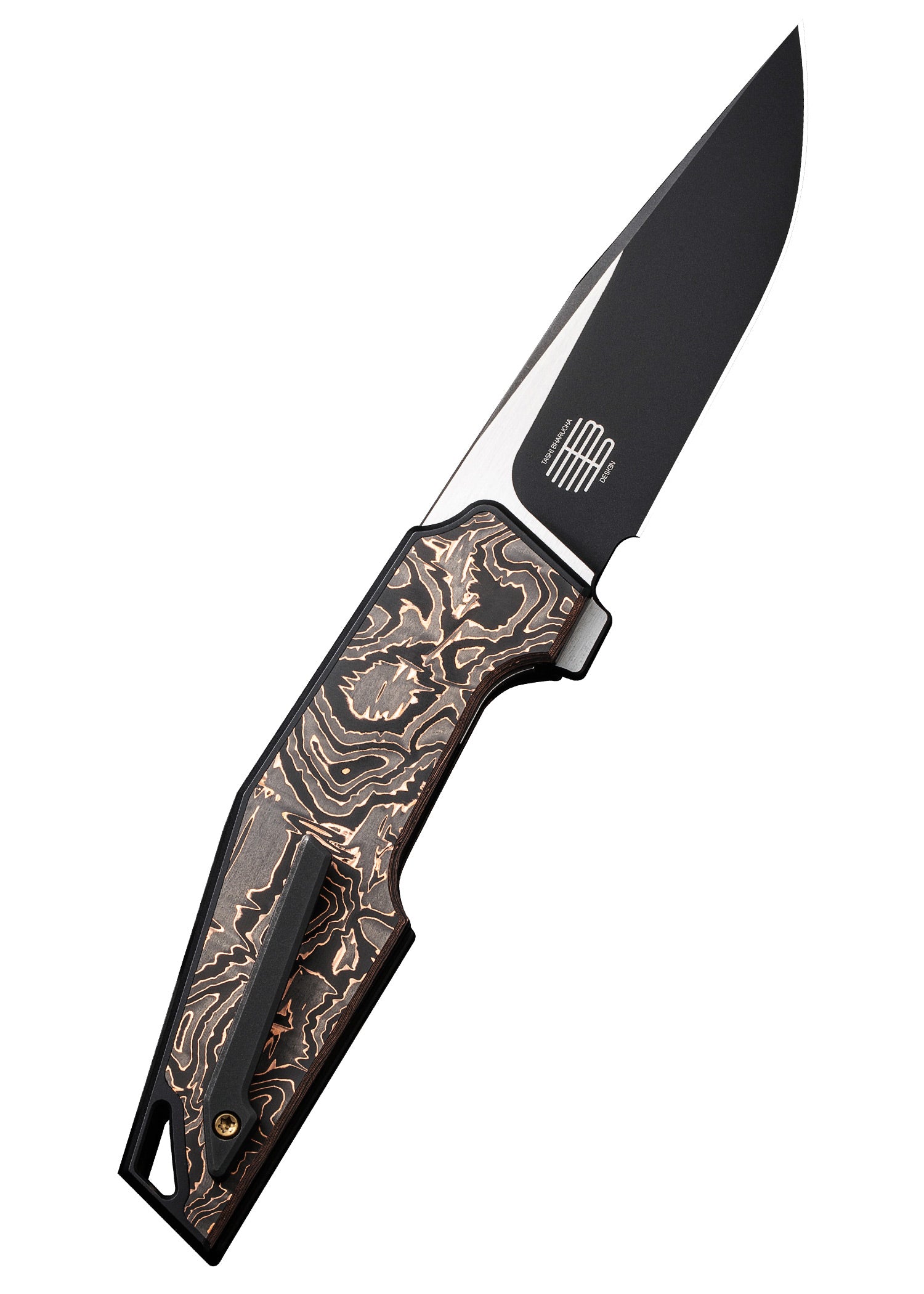 Imagen única de: We Knife Oao (One And Only) Foil De Cobre De Titanio Negro, Navaja De Bolsillo