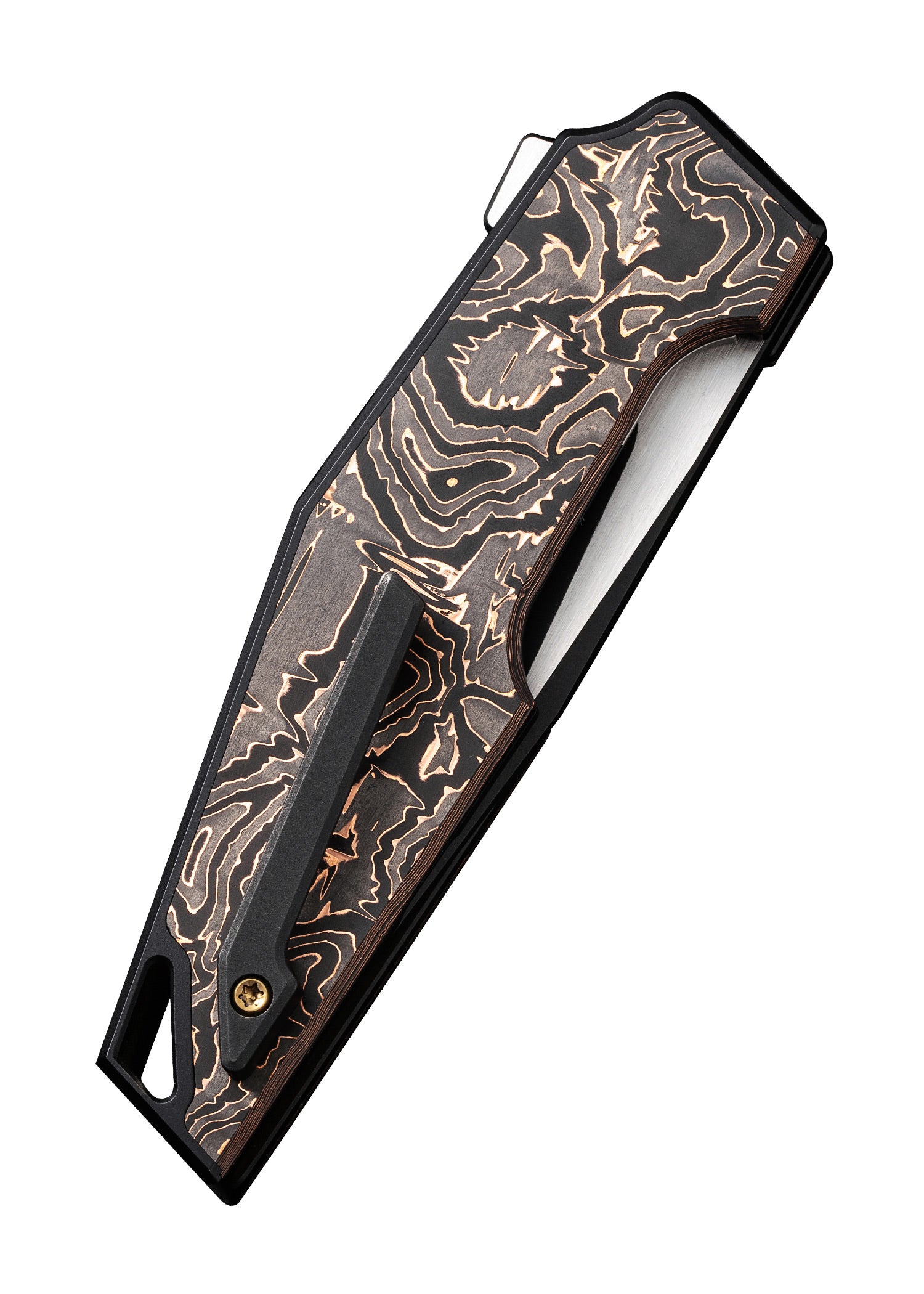 Imagen única de: We Knife Oao (One And Only) Foil De Cobre De Titanio Negro, Navaja De Bolsillo