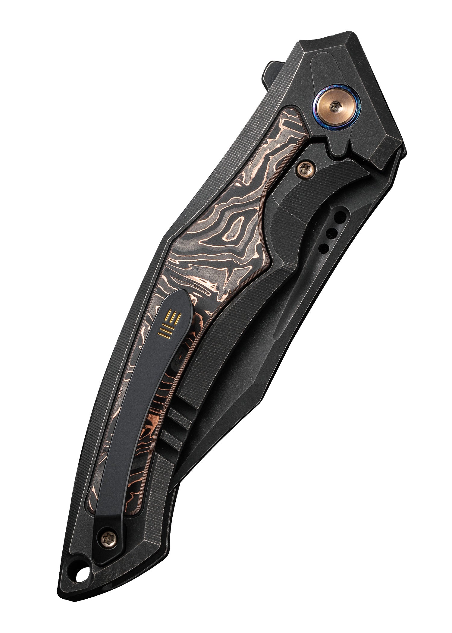 Imagen única de: We Knife Orpheus Titanium Copper Foil Cf, Navaja De Bolsillo