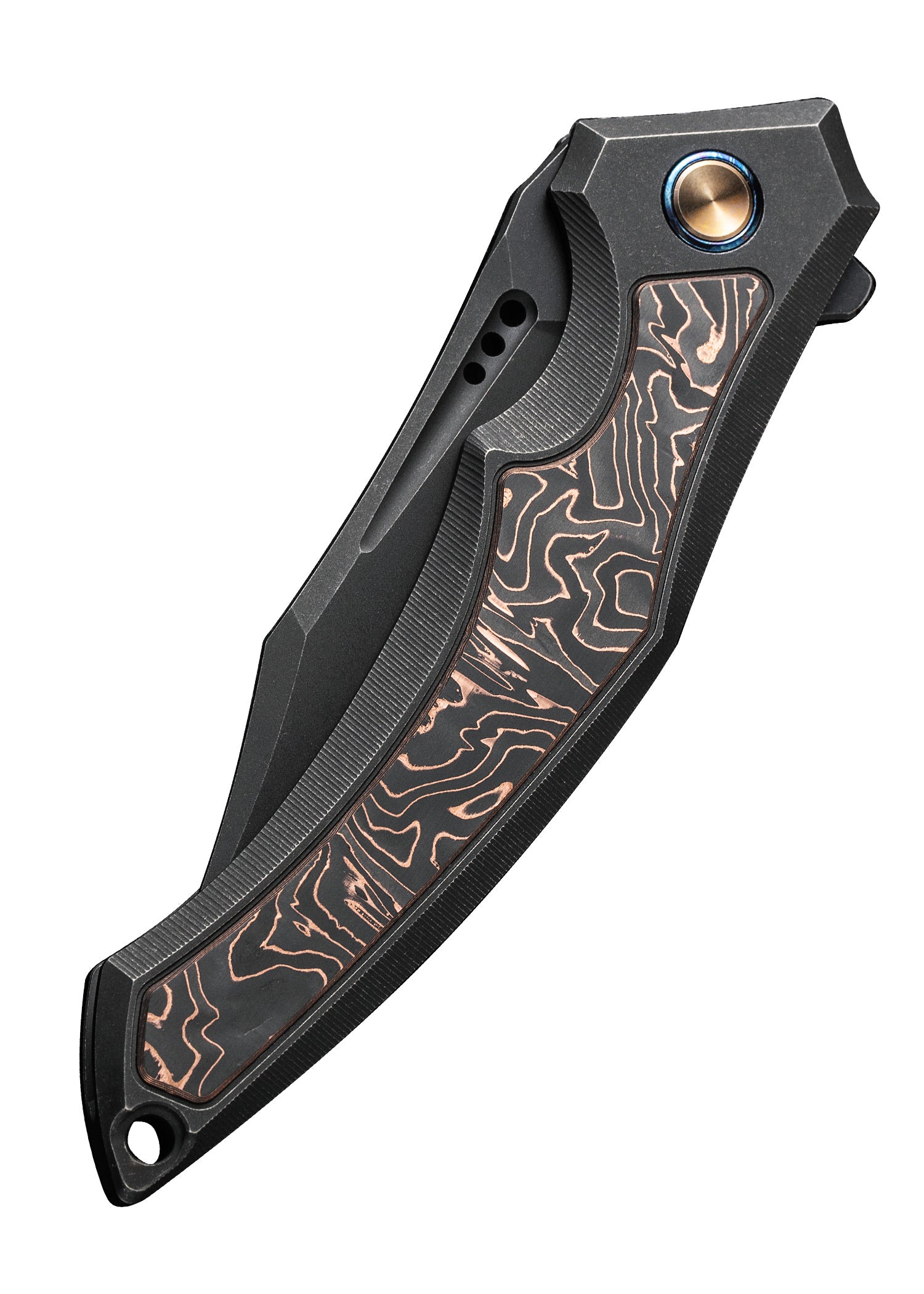 Imagen única de: We Knife Orpheus Titanium Copper Foil Cf, Navaja De Bolsillo