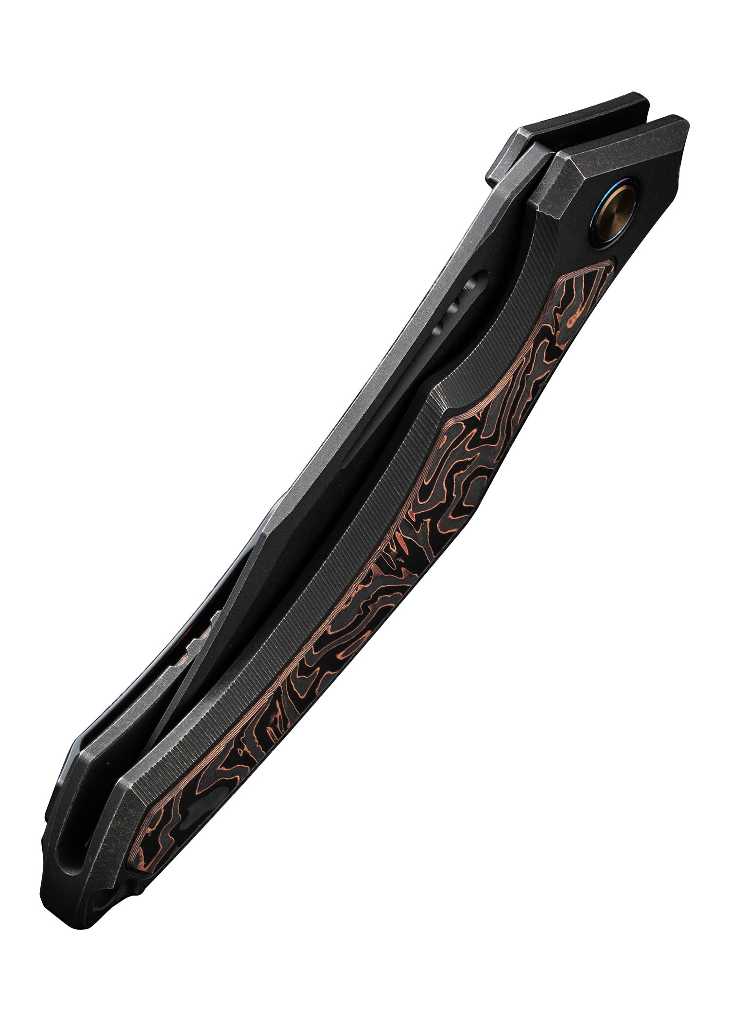 Imagen única de: We Knife Orpheus Titanium Copper Foil Cf, Navaja De Bolsillo