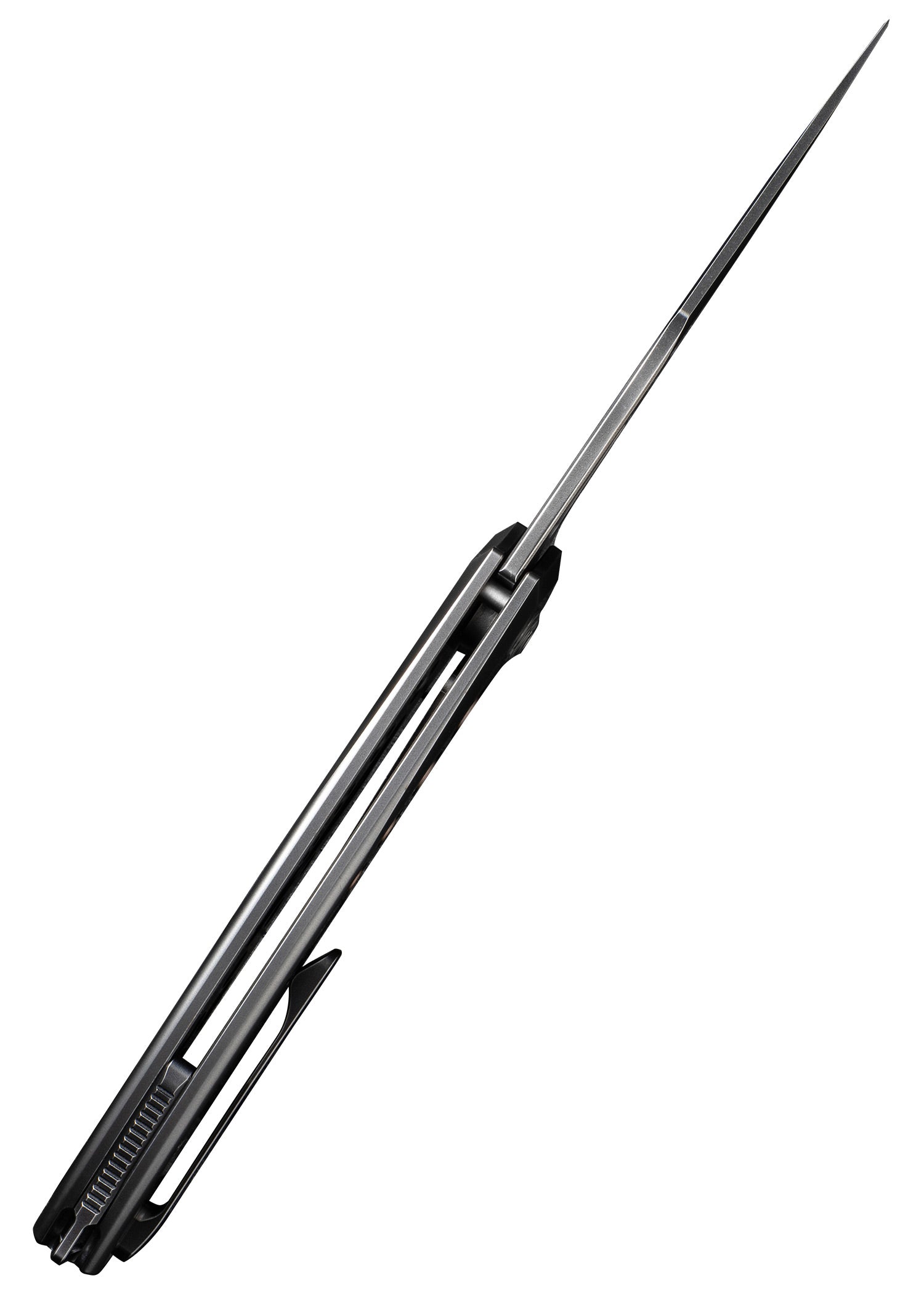 Imagen única de: We Knife Swiftfin Bead Blasted Titanium Grey Gold, Navaja De Bolsillo