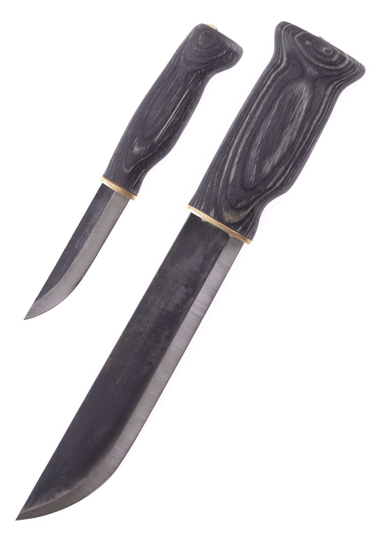 Imagen única de: Cuchillo Doble Grande Lapinleuku, Negro, Wood-jewel
