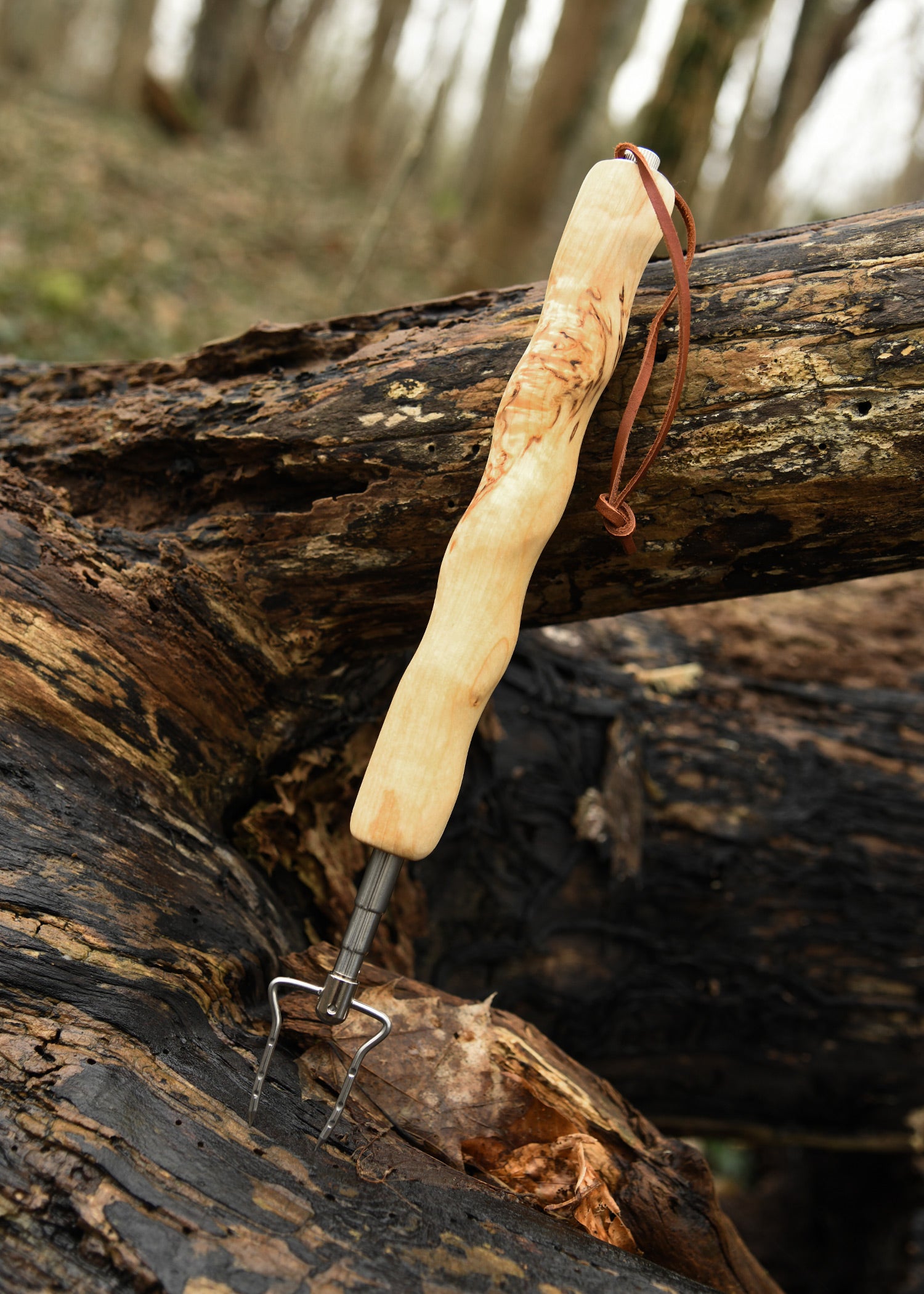 Imagen única de: Pincho Barbacoa Telescópico 80 Cm, Wood Jewel