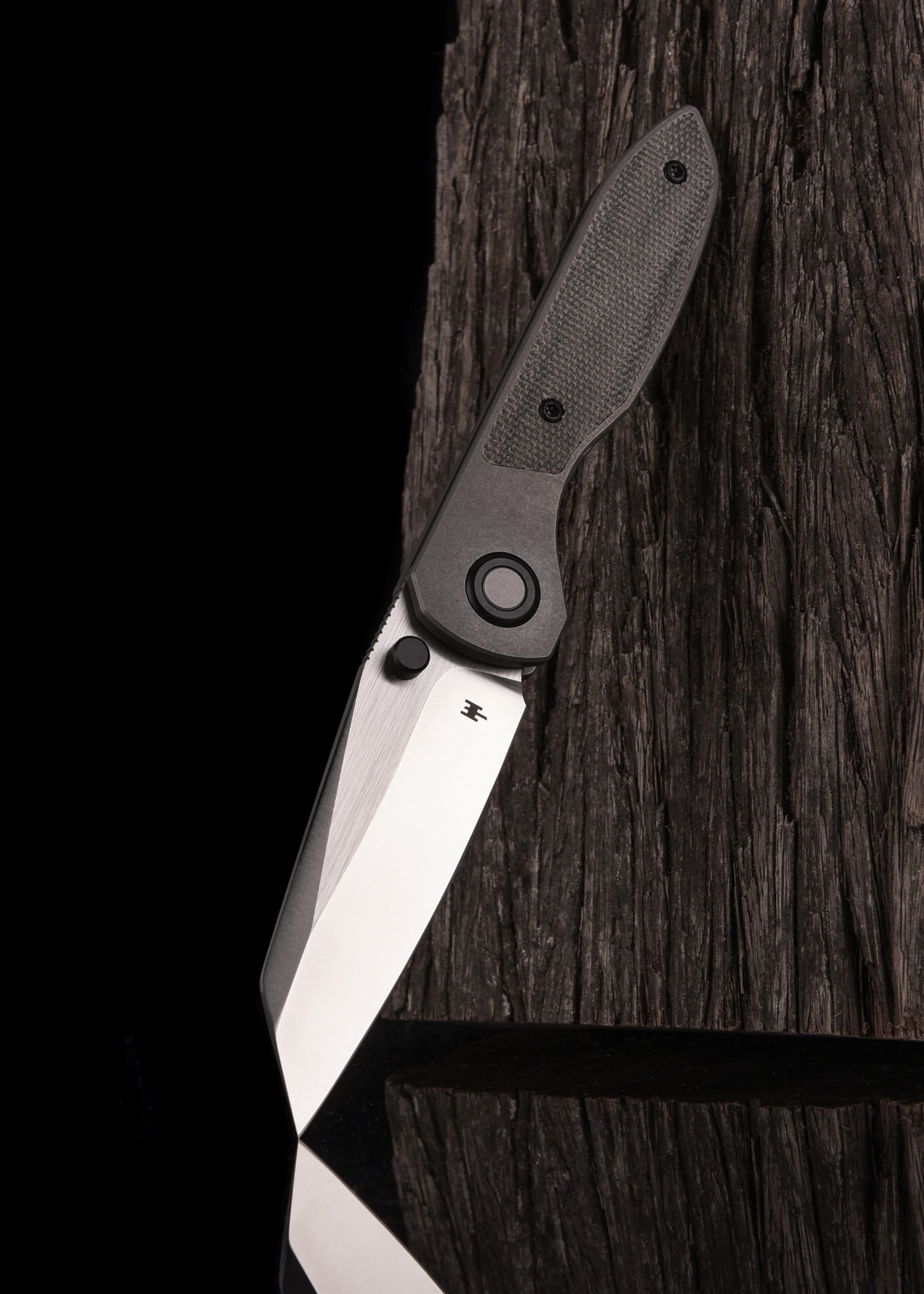 Imagen única de: Navaja Allie-p, Acabado Satinado, Micarta Negra, Wehr Knives