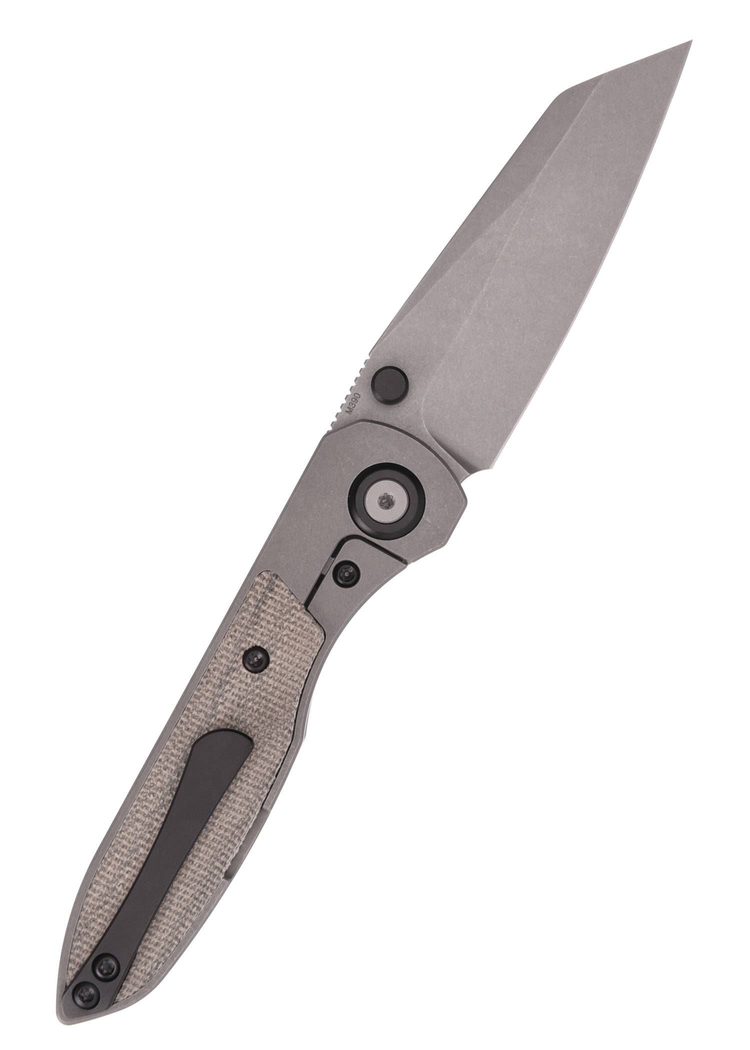 Imagen única de: Navaja Allie-p, Stonewash, Micarta Verde, Wehr Knives