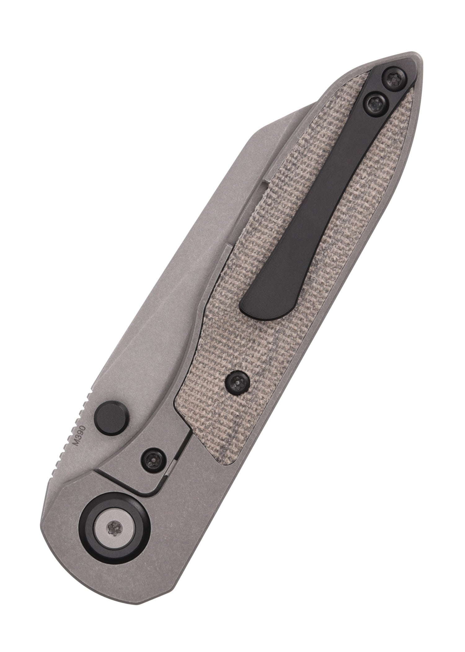 Imagen única de: Navaja Allie-p, Stonewash, Micarta Verde, Wehr Knives