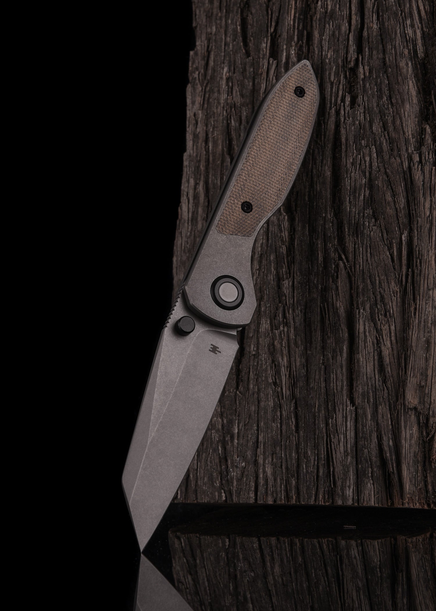 Imagen única de: Navaja Allie-p, Stonewash, Micarta Verde, Wehr Knives