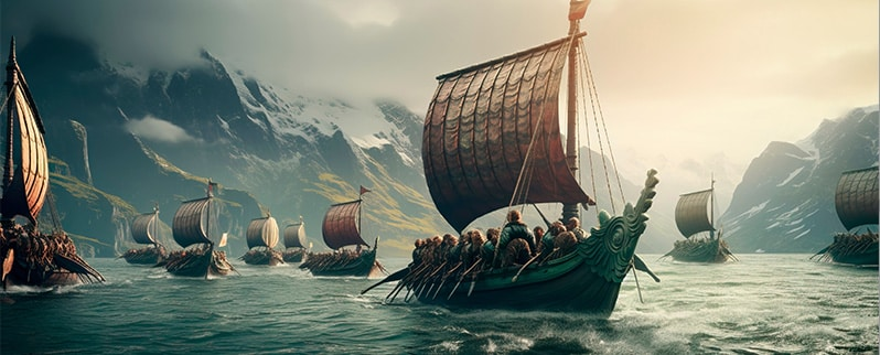 La Era Vikinga: La Expansión de guerreros, exploradores y comerciantes