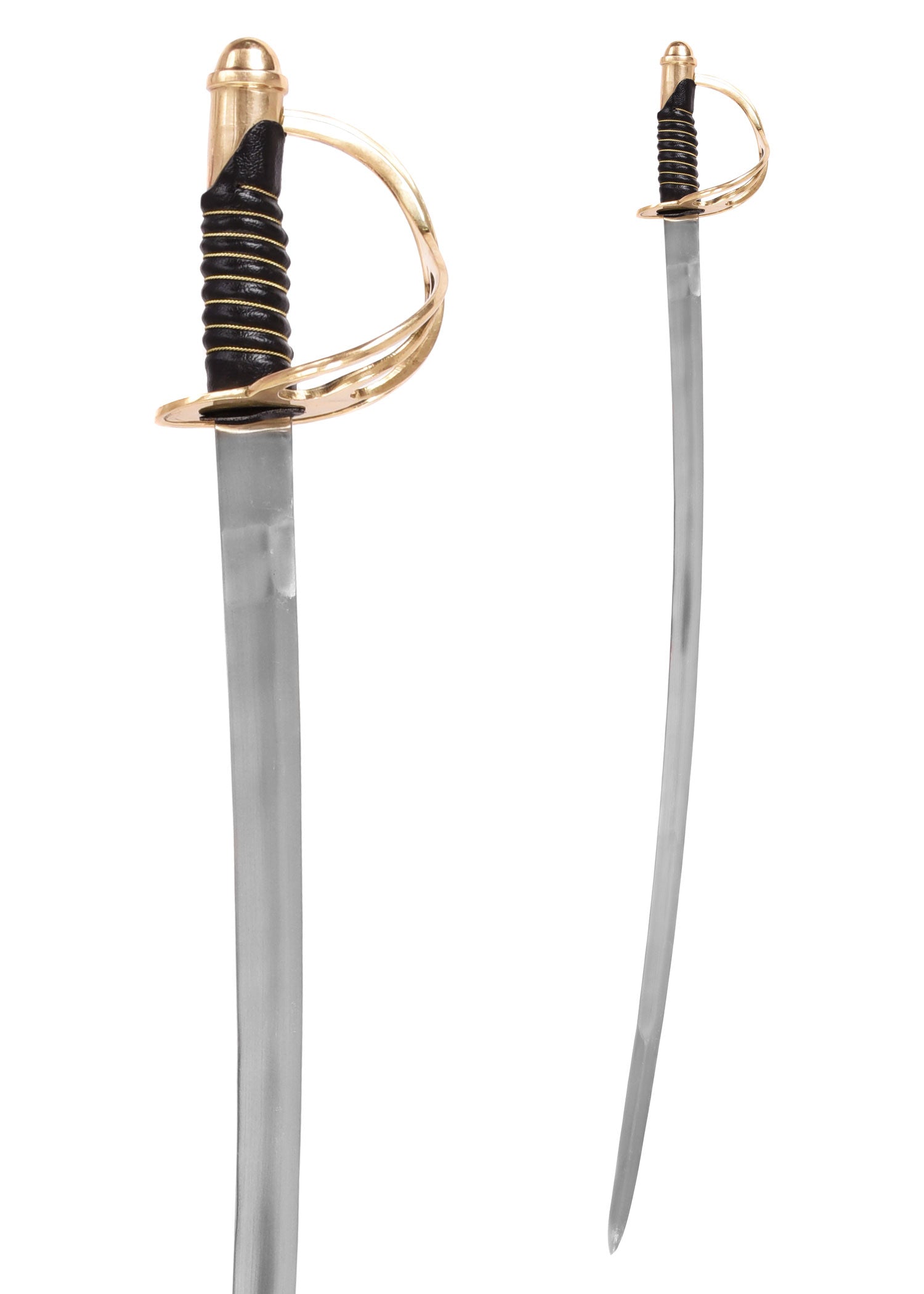 Imagen única de: Sable De Caballería Estadounidense, Modelo 1860, Réplica Con Mango Negro