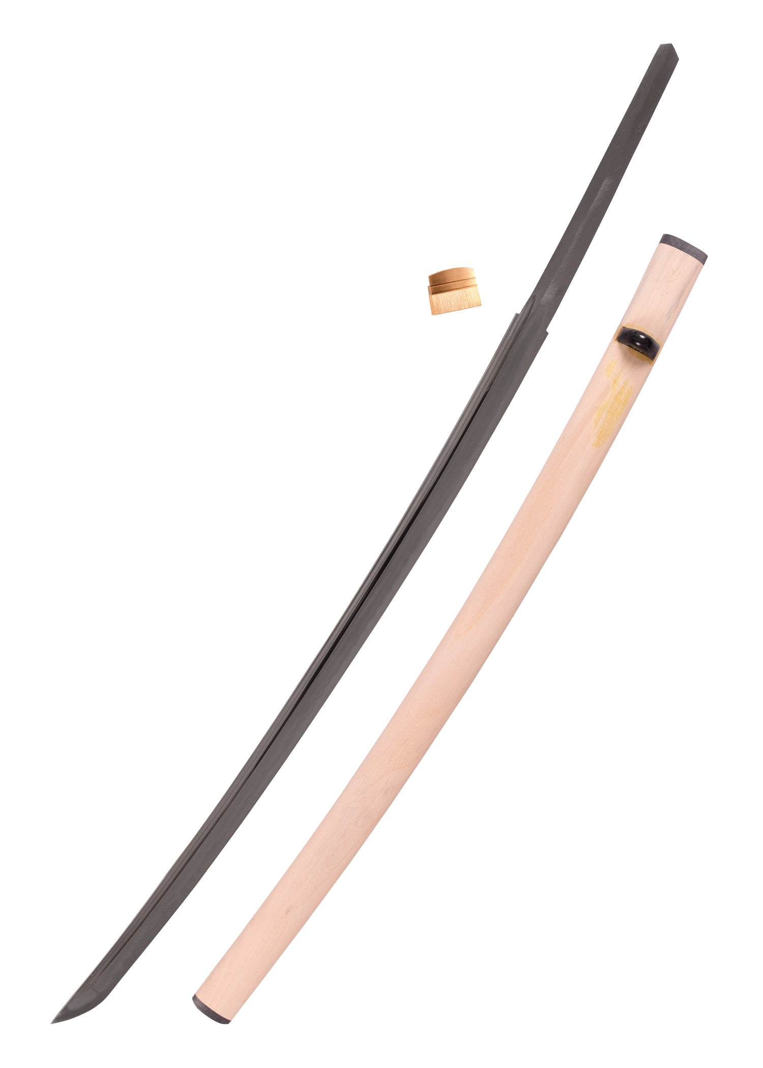 Imagen única de: Hoja De Katana Práctica John Lee, Con Funda De Madera