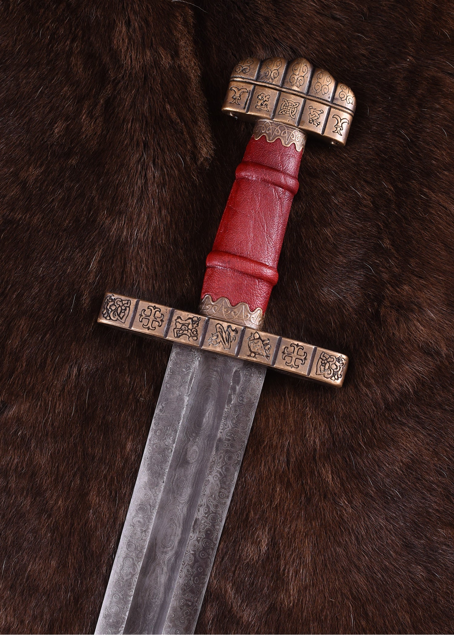 Imagen 3 - Espada Vikinga De Haithabu, Siglo Ix, Acero De Damasco.