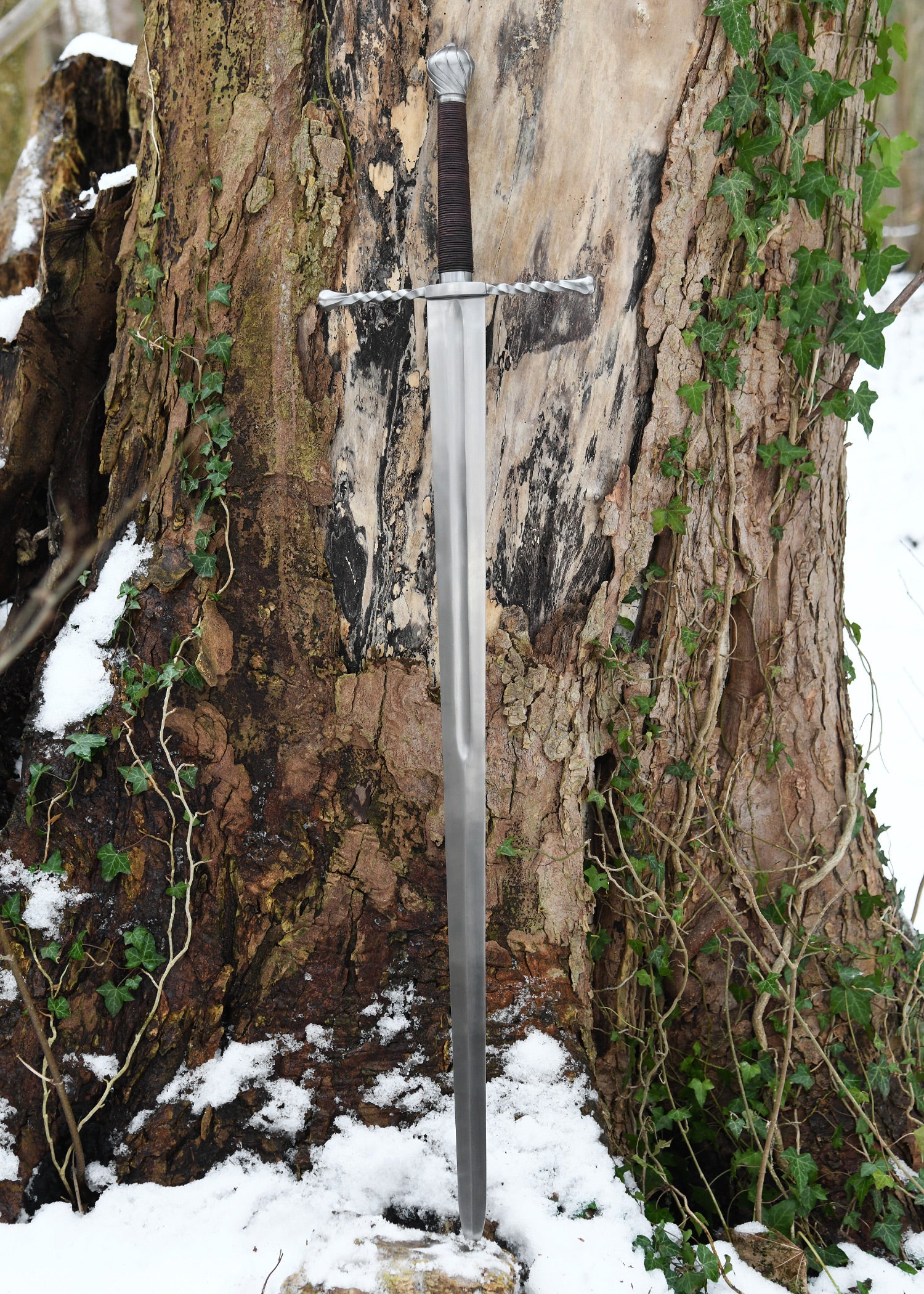 Imagen única de: Espada Bastarda Con Vaina, Para Combate De Espectáculo, Categoría-B