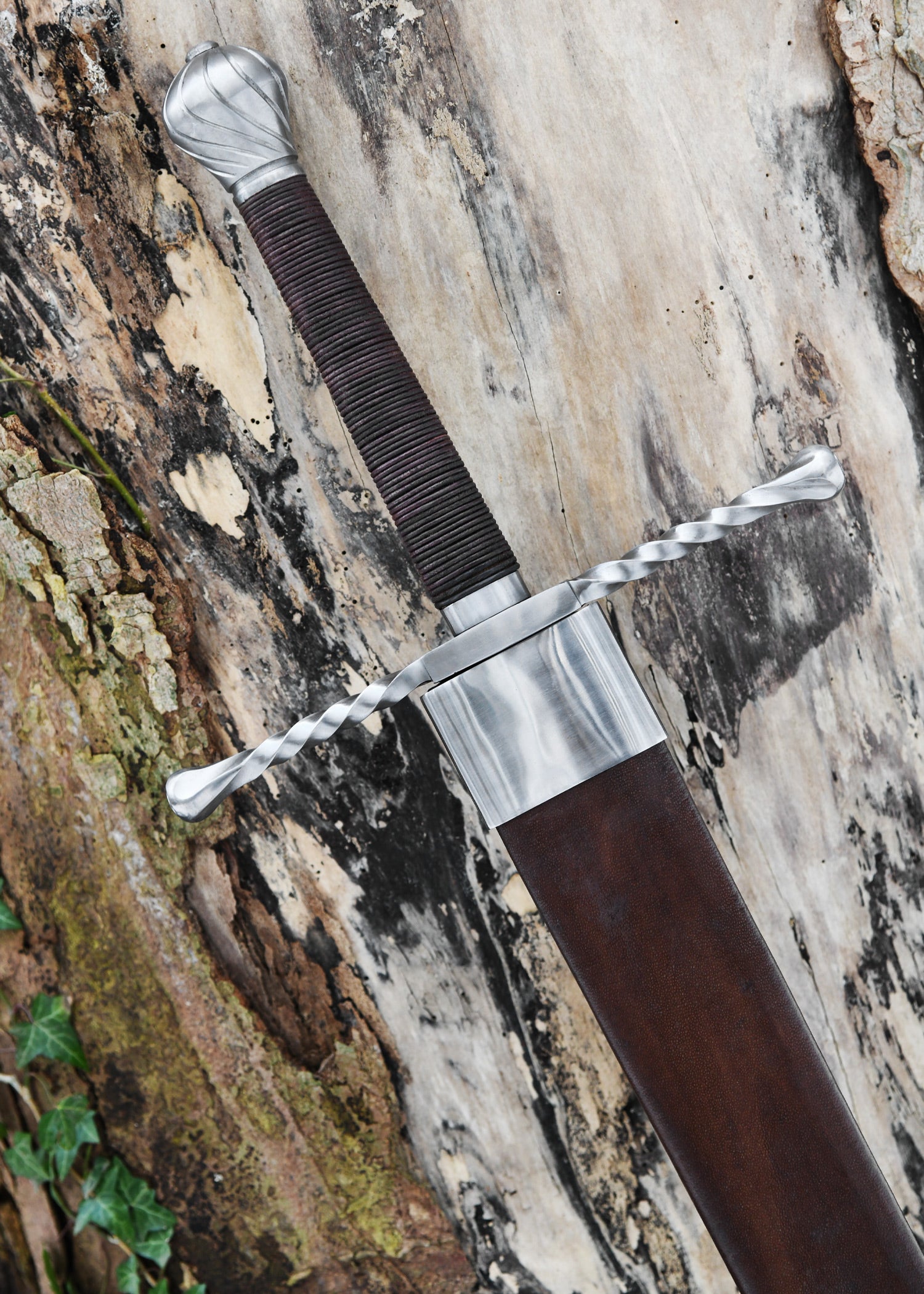 Mango Espada Bastarda Con Vaina, Para Combate De Espectáculo, Categoría-B en Tienda Medieval