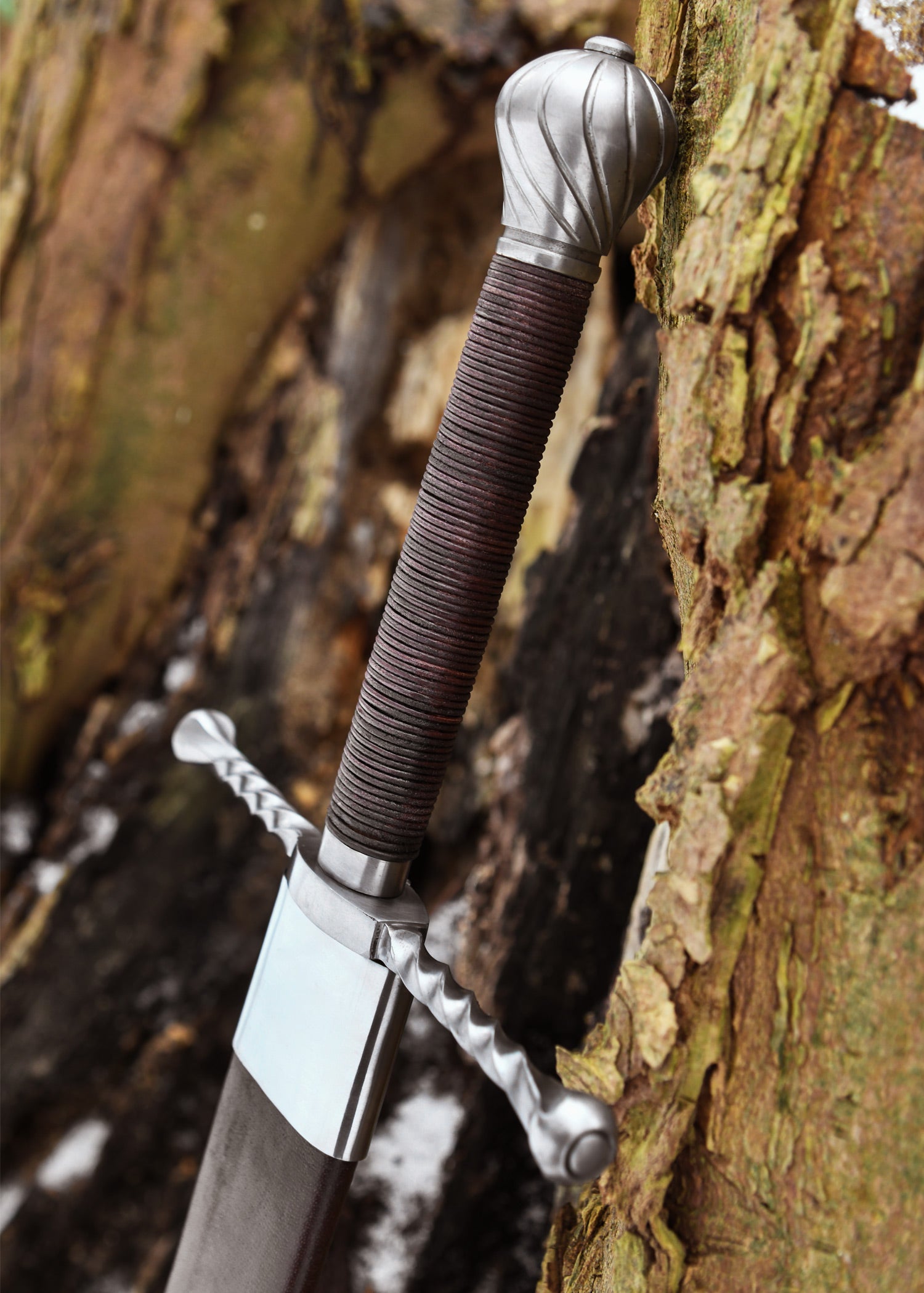Mango Espada Bastarda Con Vaina, Para Combate De Espectáculo, Categoría-B en Tienda Medieval