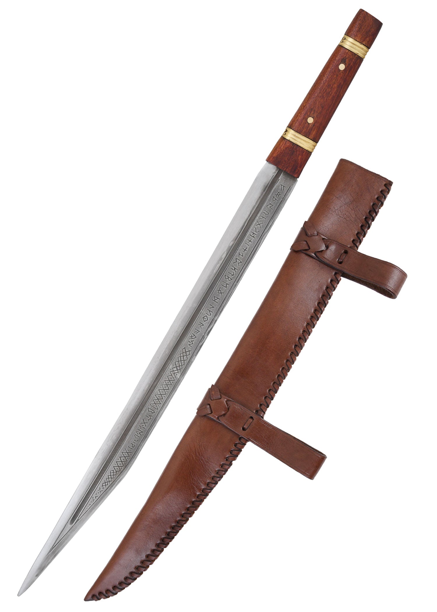 Imagen única de: Sax (Seax) De Beagnoth Con Funda De Cuero