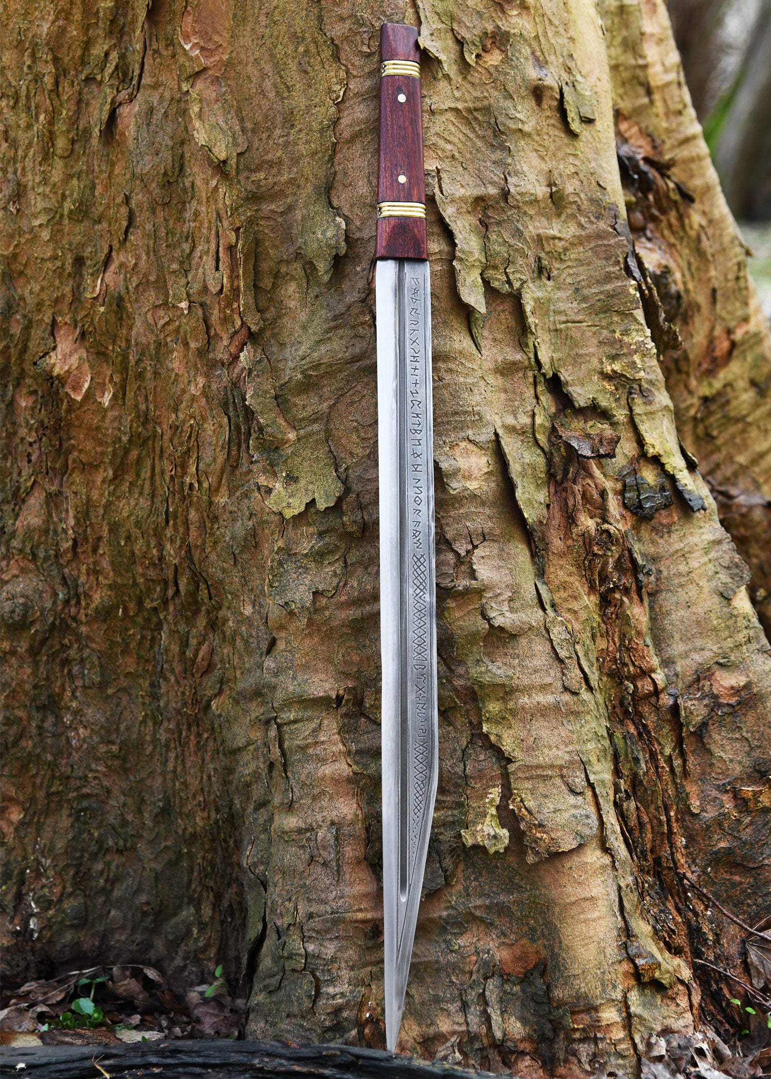 Imagen única de: Sax (Seax) De Beagnoth Con Funda De Cuero