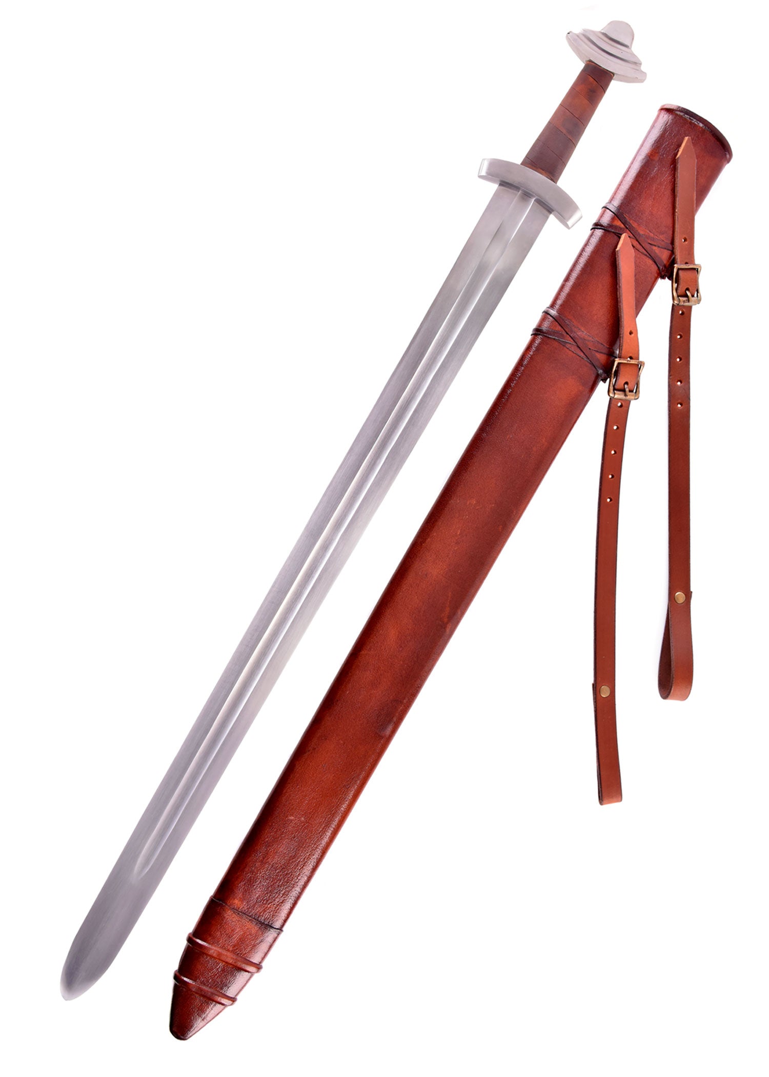 Imagen única de: Espada Vikinga Con Vaina, Siglo Xi, Espada De Combate Categoría-B