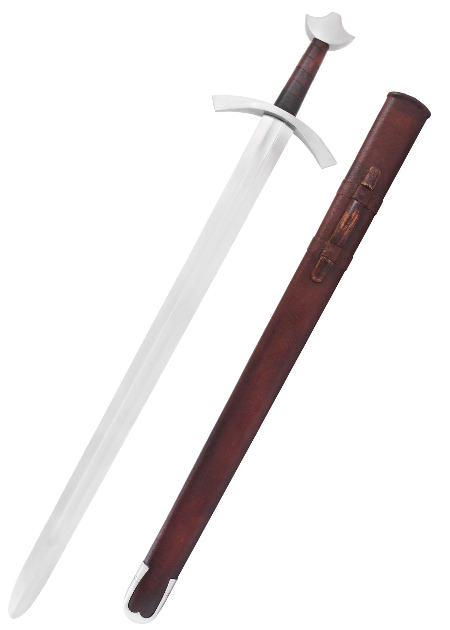 Imagen única de: Espada De Caballero De La Alta Edad Media Con Vaina, Lucha De Espectáculo, Categoría-C