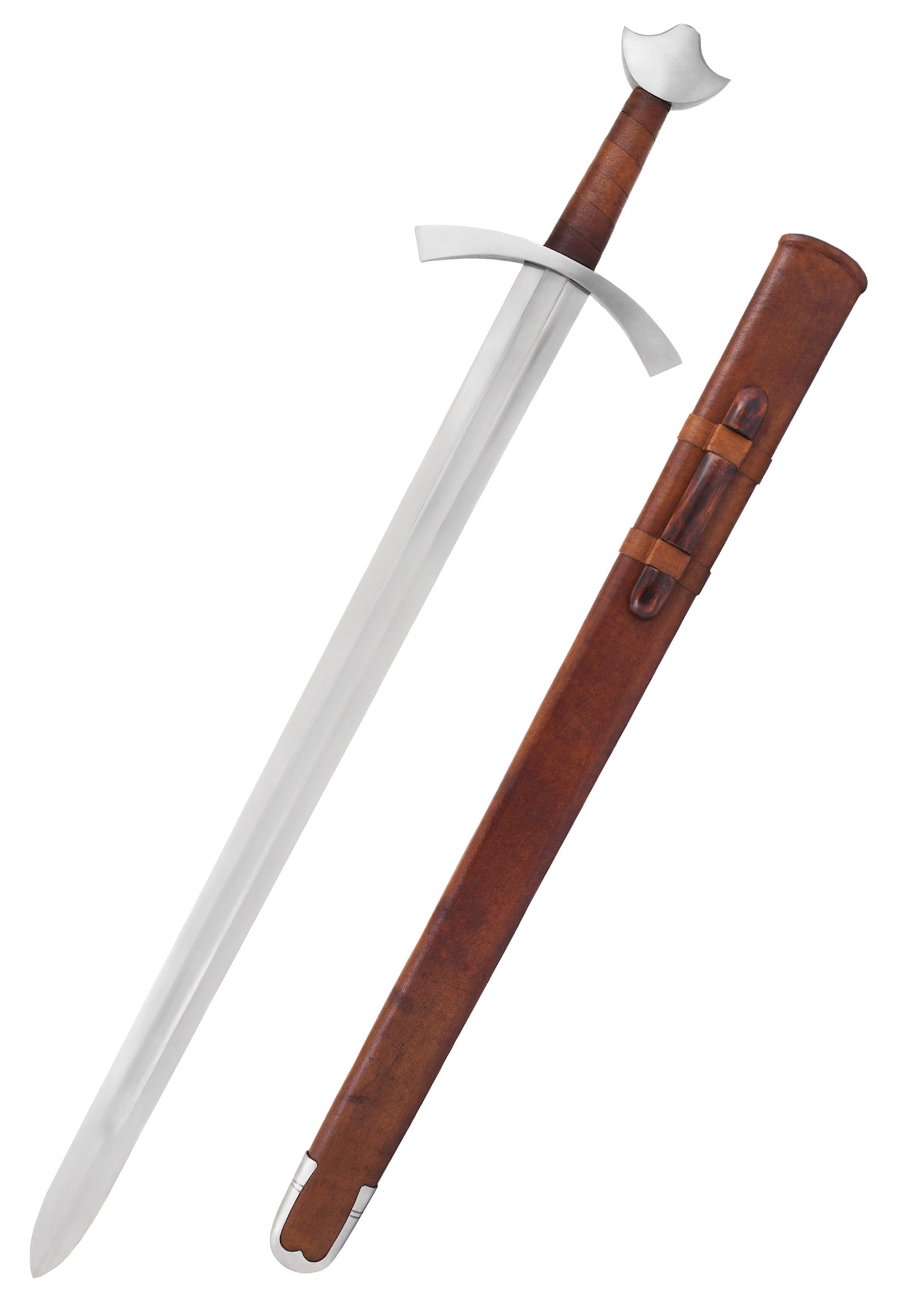Imagen única de: Espada De Caballero De La Alta Edad Media Con Vaina. , Categoría-C