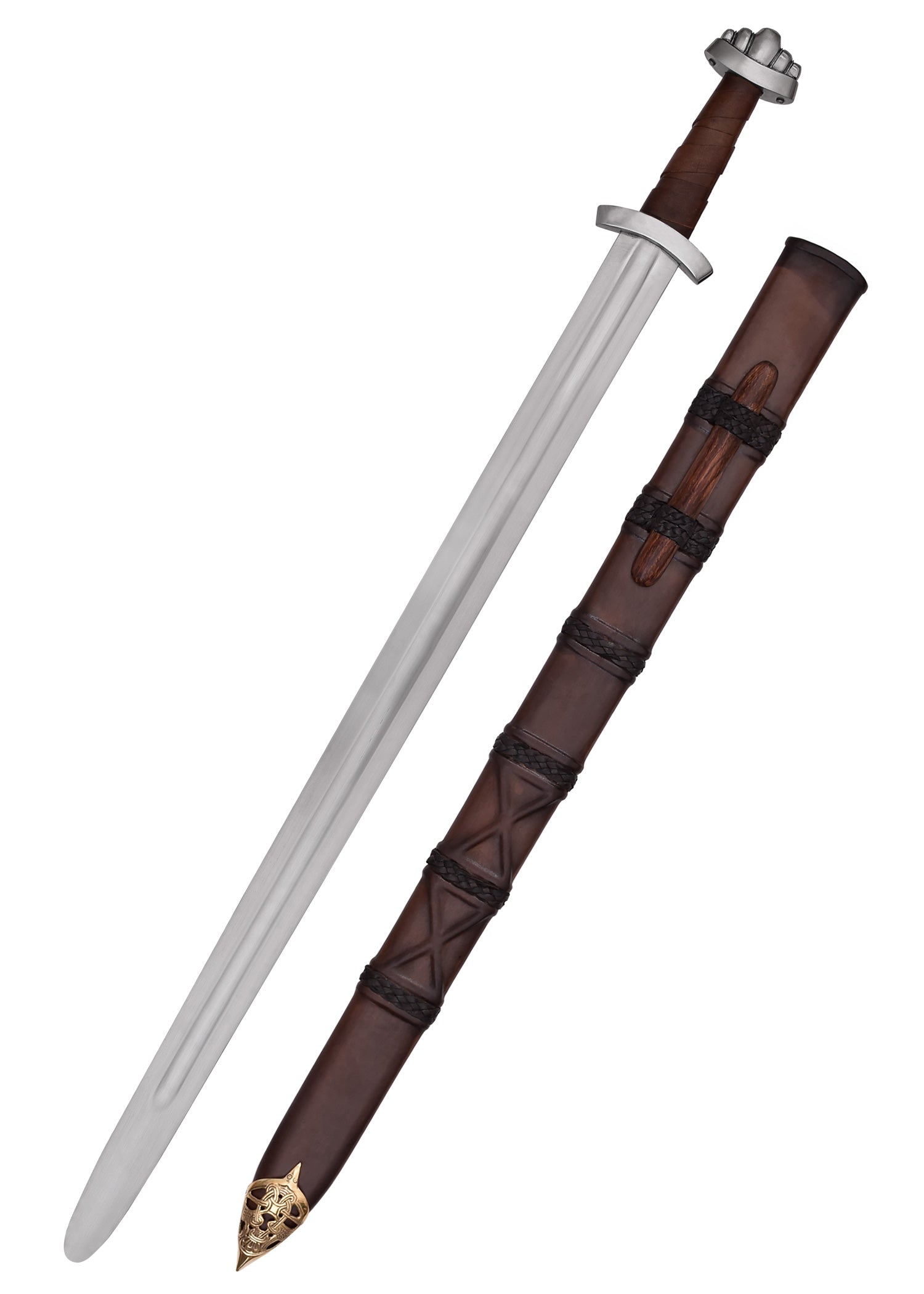 Imagen única de: Espada Vikinga Con Vaina, Siglo X, Espada De Combate Categoría-B