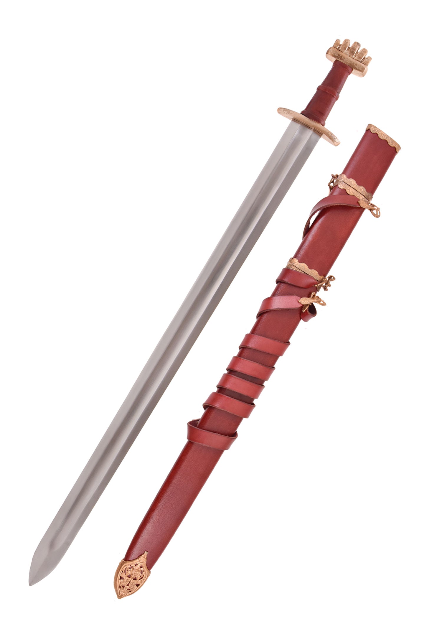 Imagen única de: Espada Vikinga De Vestre Berg (Oslo) Con Vaina, Tipo Petersen O, Siglo X. Categoría-B