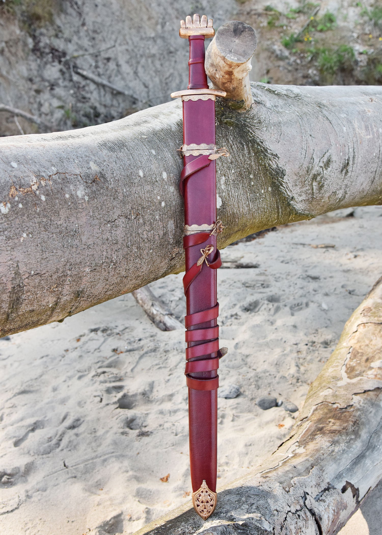 Imagen única de: Espada Vikinga De Vestre Berg (Oslo) Con Vaina, Tipo Petersen O, Siglo X. Categoría-B
