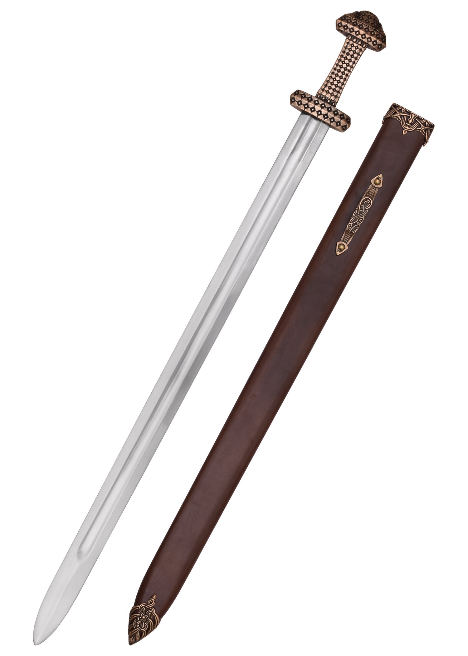 Imagen única de: Espada Vikinga Con Mango De Bronce.