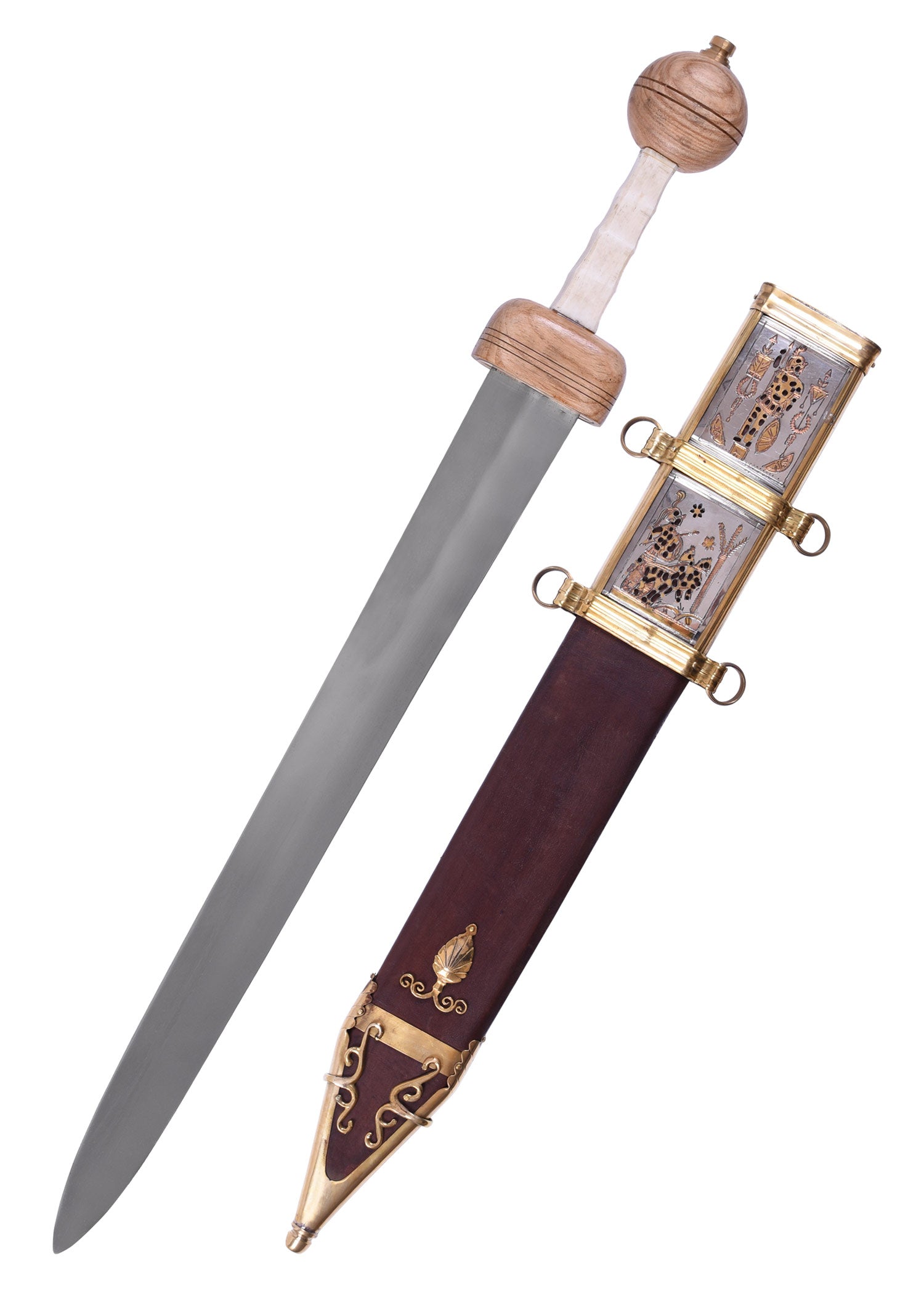 Imagen única de: Xanten Gladius Romano Con Vaina, Siglo Iii. , Categoría-C