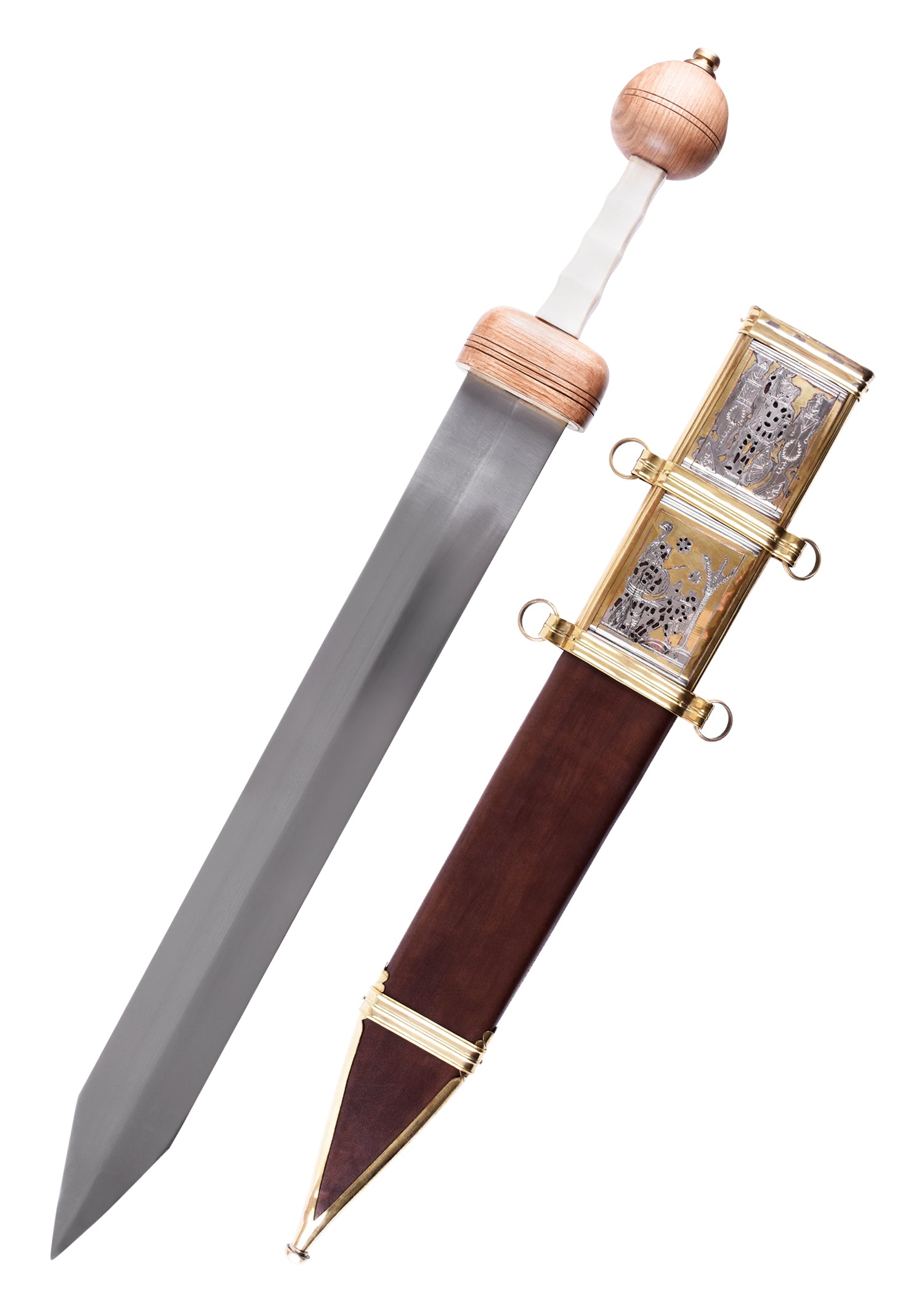 Imagen única de: Gladius Tipo Pompeya, Espada Romana Con Vaina Categoría-B