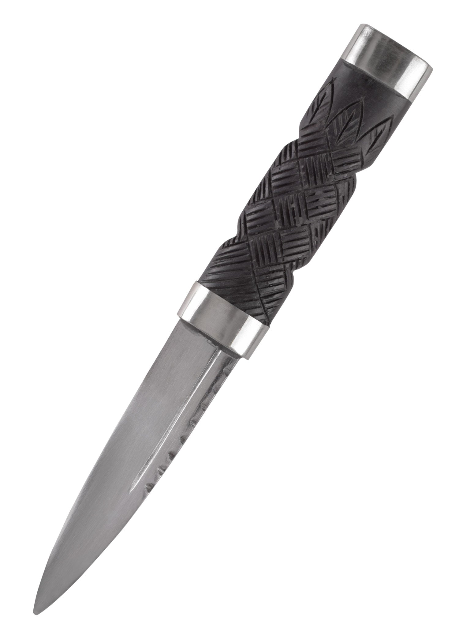 Imagen 1 - Cuchillo Sgian Dubh Con Funda De Cuero.