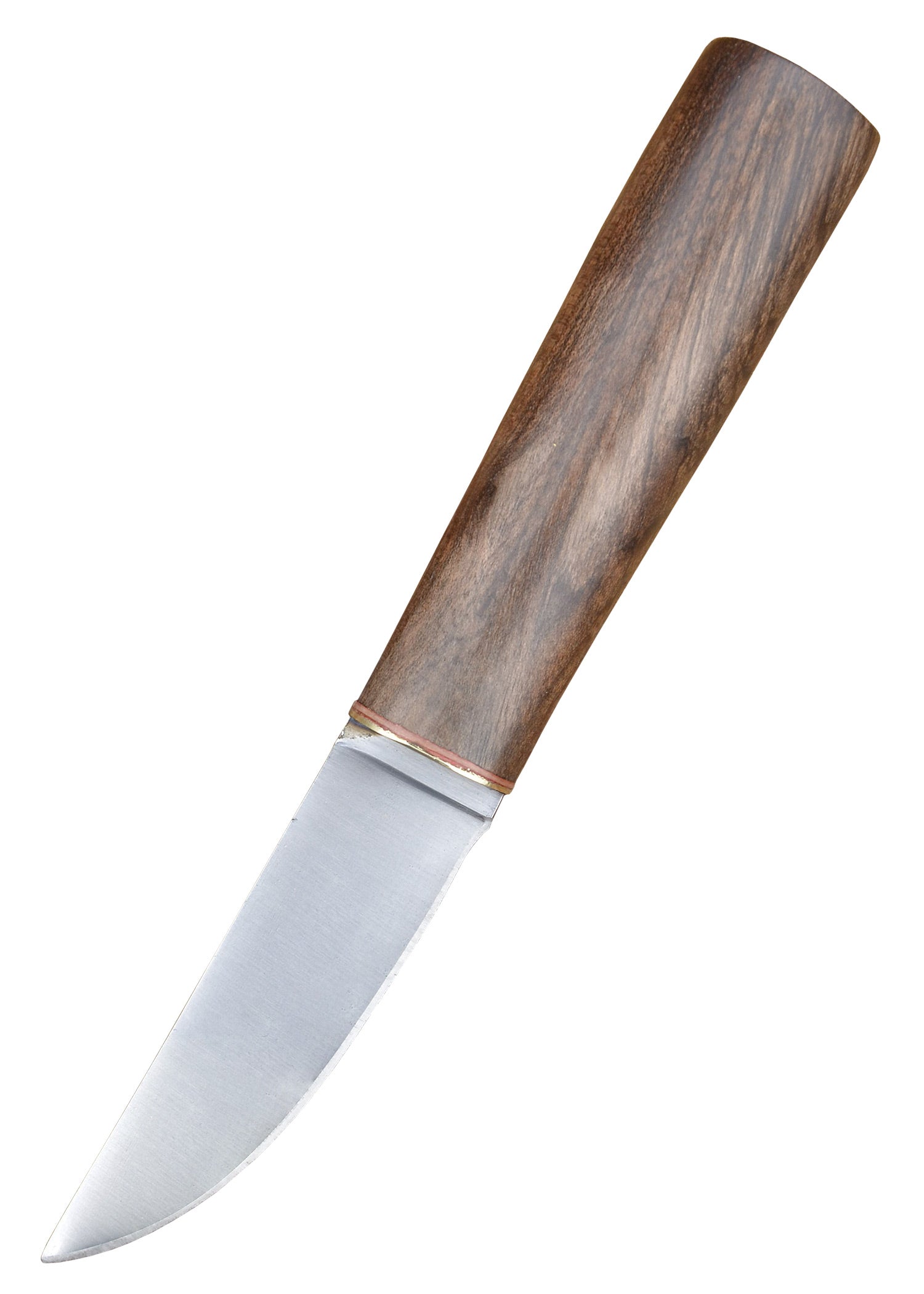 Imagen 1 - Cuchillo Vikingo Con Mango De Nogal Y Funda De Cuero.